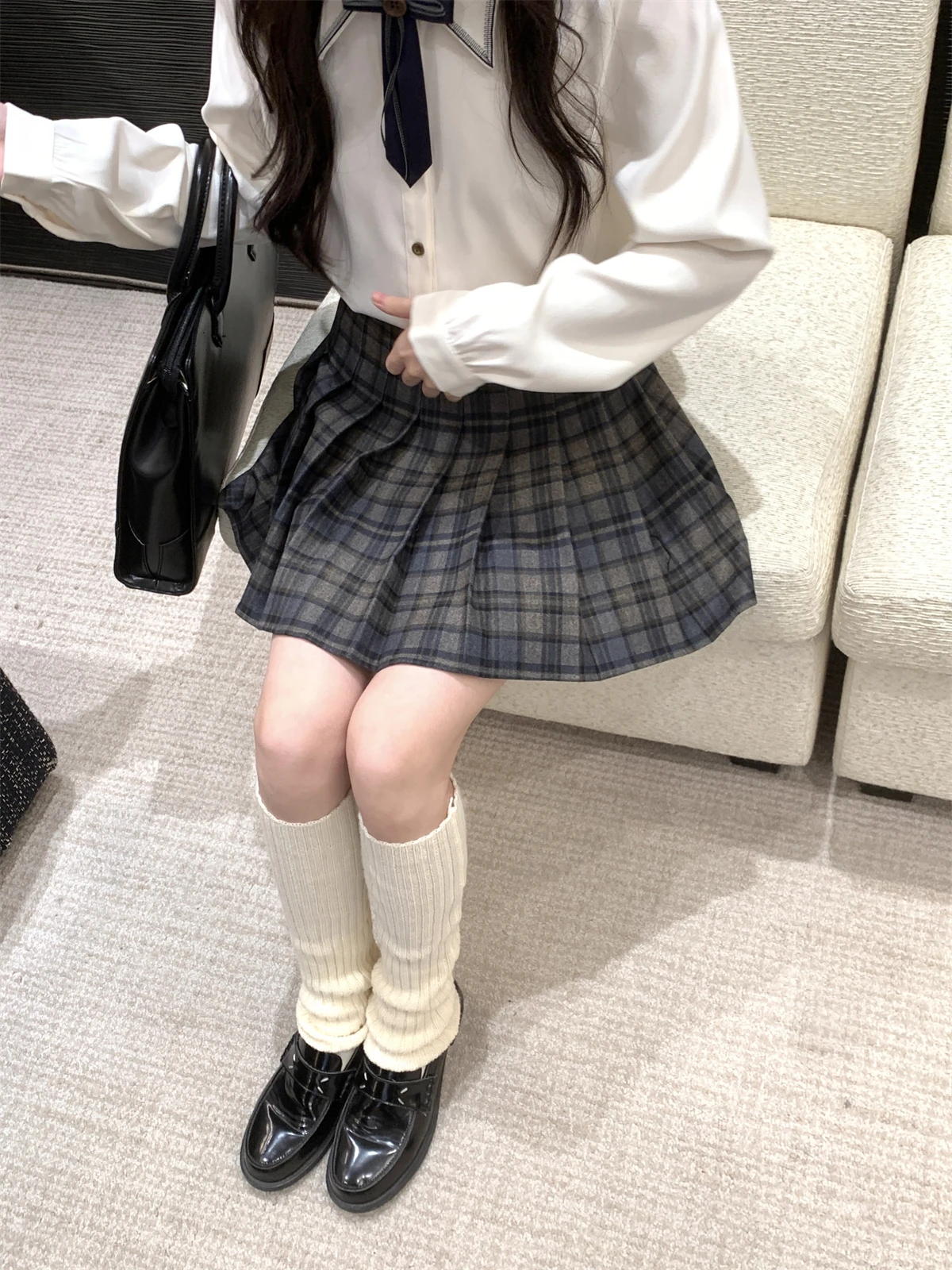 LXLILIUM клетчатая шерстяная юбка, женская осенне-зимняя новая юбка трапециевидной формы, повседневная хлопковая юбка на молнии с высокой талией...
LXLILIUM клетчатая шерстяная юбка, женская осенне-зимняя новая юбка трапециевидной формы, повседневная хлопковая юбка на молнии с высокой талией...