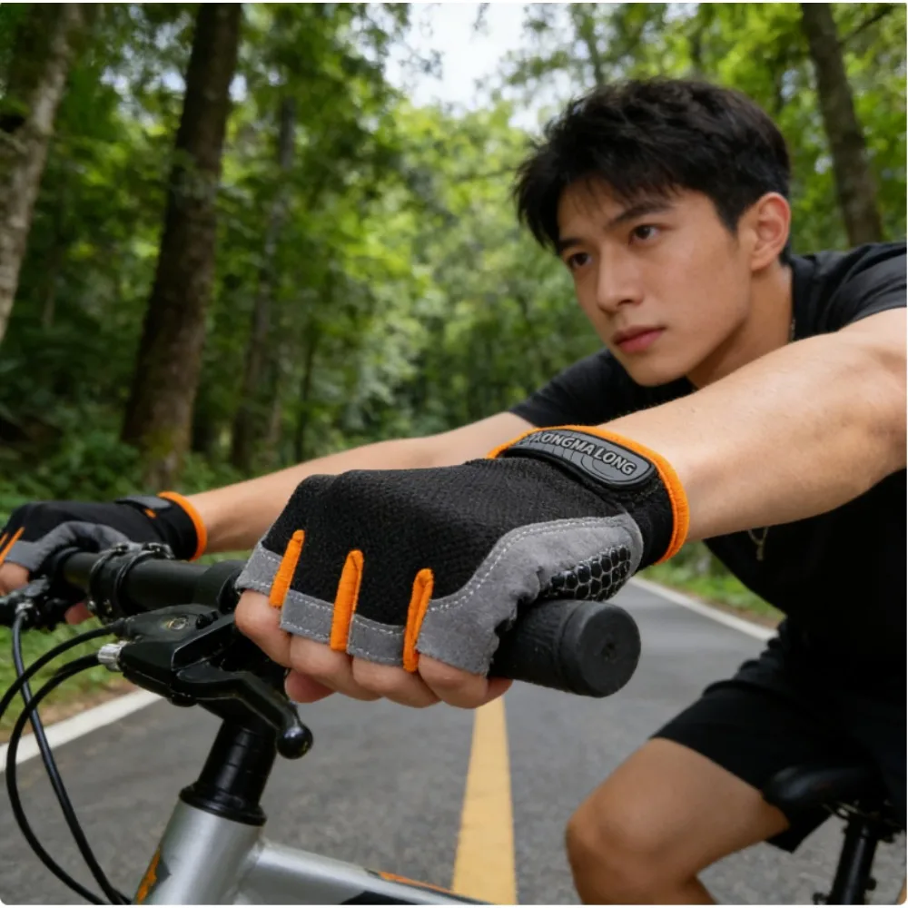Kids Cycling Gloves Shockproof Breathable Half Finger Anti Slip Sports Gloves for Bicycle Balance Bike
Kids Cycling Gloves Shockproof Breathable Half Finger Anti Slip Sports Gloves for Bicycle Balance Bike