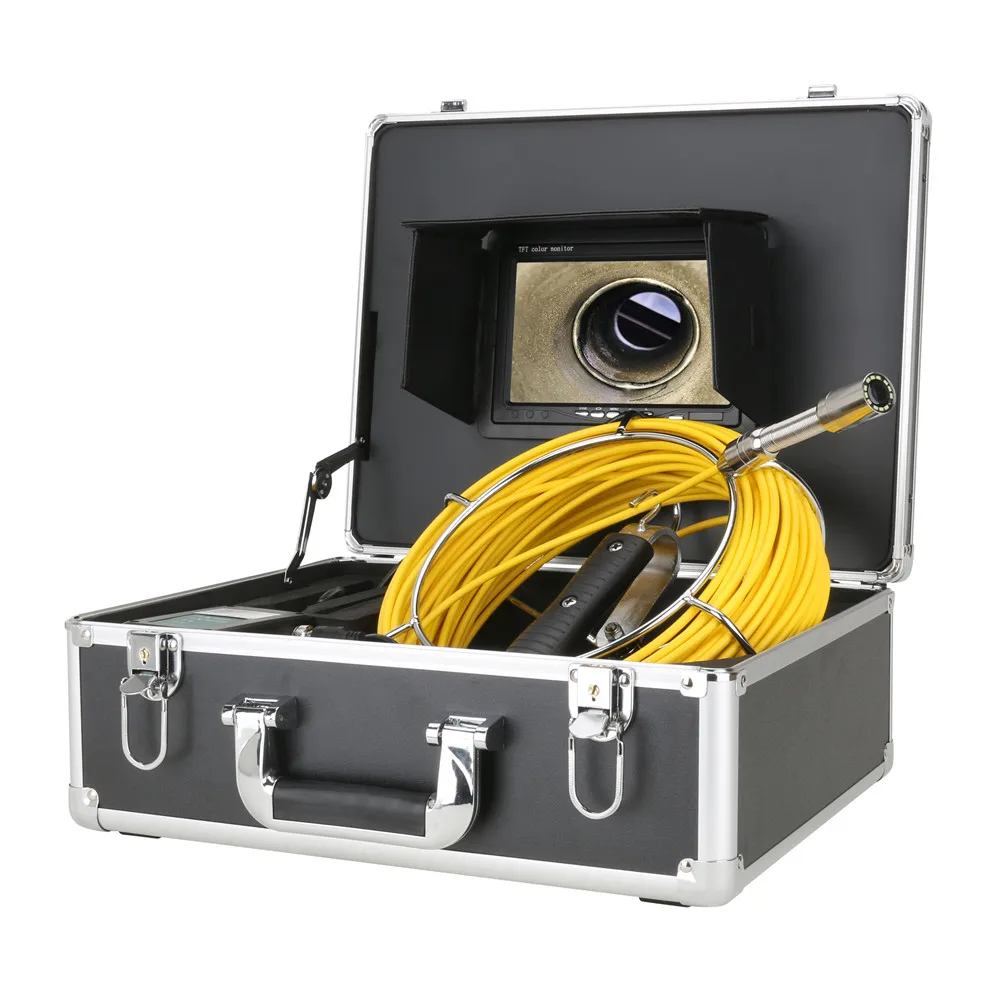 7" DVR Sewer Pipe Inspection 10M 1000TVL IP68 Waterproof Industrial Drain Endoscope System
7" DVR Sewer Pipe Inspection 10M 1000TVL IP68 Waterproof Industrial Drain Endoscope System