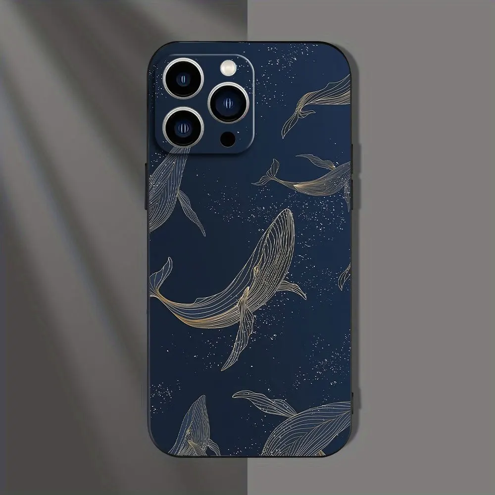 Креативный черный чехол с изображением Кита для iPhone 17, 16, 15, 14, 13, 12, 11 Pro/Max/Plus, универсальная защита объектива с матовым мягким корпусом
Креативный черный чехол с изображением Кита для iPhone 17, 16, 15, 14, 13, 12, 11 Pro/Max/Plus, универсальная защита объектива с матовым мягким корпусом