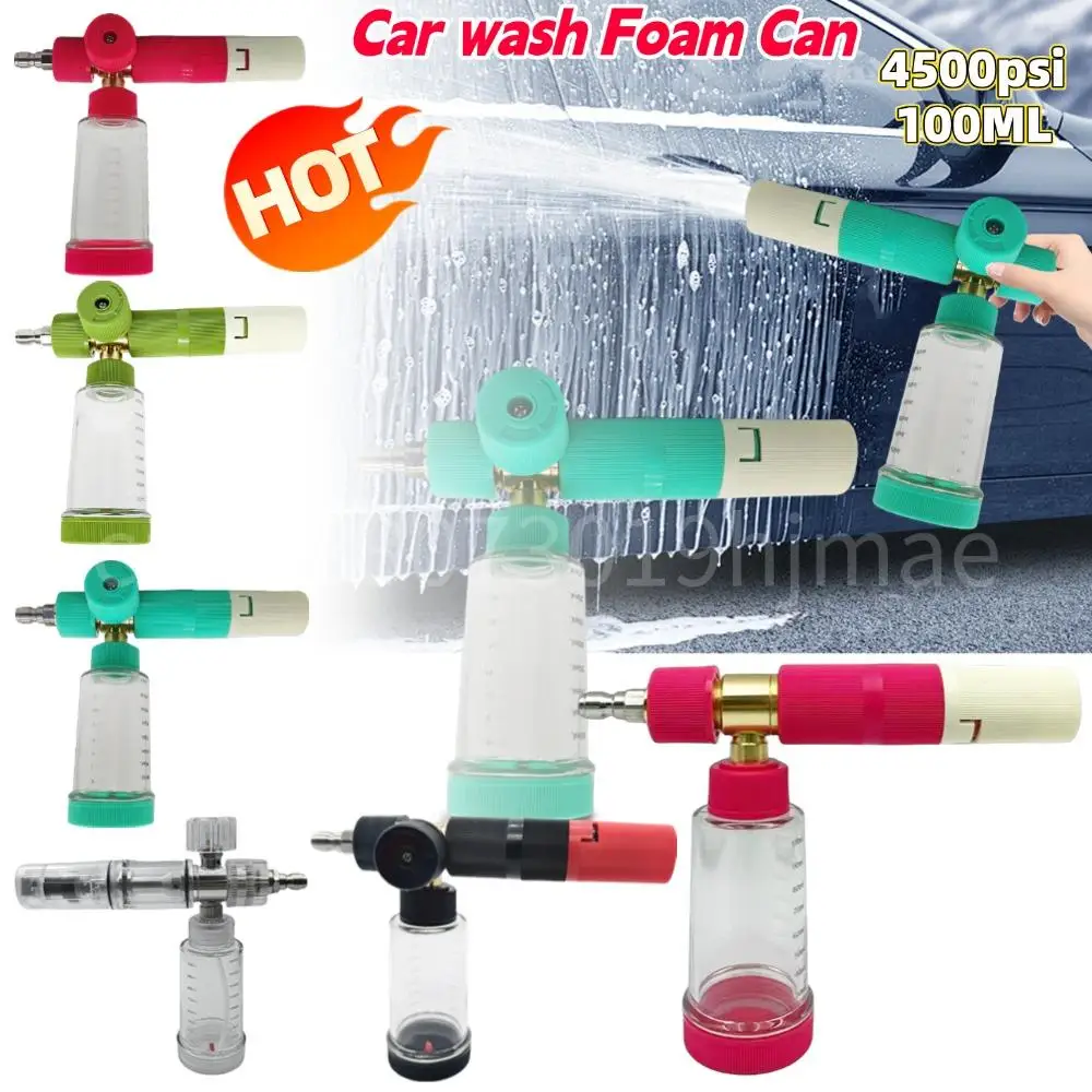 100ml Water Foam Pot 4500PSI Soap Foam Spray Bottle with 1/4 Inch Quick Connector Adjustable Pressure Washer Gun for Car Wash
100ml Water Foam Pot 4500PSI Soap Foam Spray Bottle with 1/4 Inch Quick Connector Adjustable Pressure Washer Gun for Car Wash