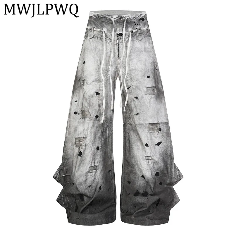 MWJLPWQ Heavy Industry Vintage Ink-Blush Gradient Double-Waist Scythe Trousers Men Women Unique Silhouette Wide-Leg Pants 16273
MWJLPWQ Heavy Industry Vintage Ink-Blush Gradient Double-Waist Scythe Trousers Men Women Unique Silhouette Wide-Leg Pants 16273