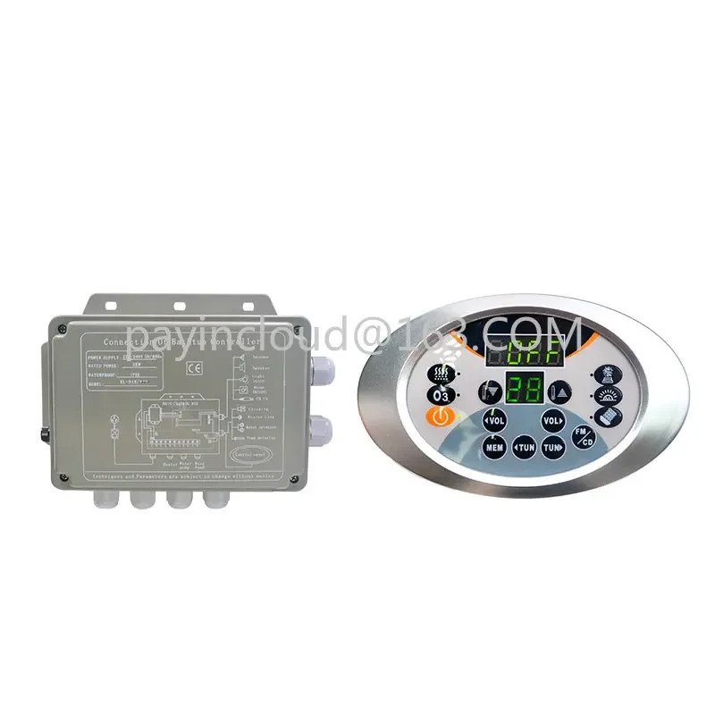 KL-819 Massage Bathtub Controller Control board Computer Spa Control System for Bathtub Used With CE
KL-819 Massage Bathtub Controller Control board Computer Spa Control System for Bathtub Used With CE