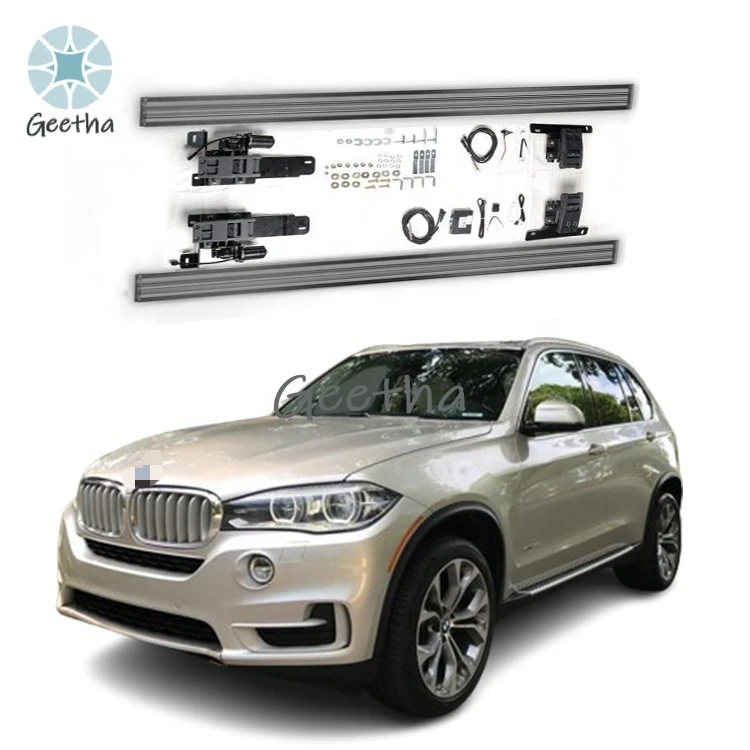 Wholesa Leled Light All Black Running Board Manufacturing Aluminum Alloy Electric Side Step for BMW X5 2014-2023
Wholesa Leled Light All Black Running Board Manufacturing Aluminum Alloy Electric Side Step for BMW X5 2014-2023