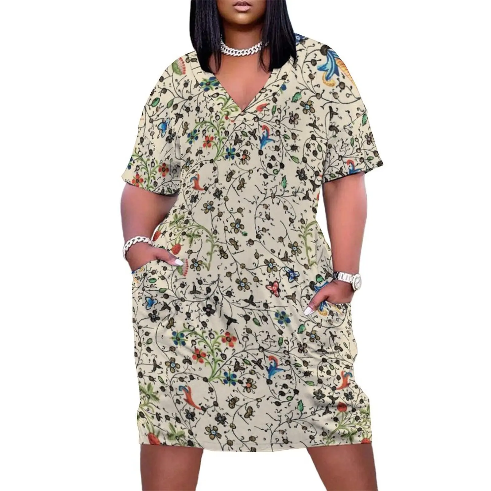 Medieval floral pattern – State Library Victoria Loose Pocket Dress Aesthetic clothing dress korean style festival outfit women
Medieval floral pattern – State Library Victoria Loose Pocket Dress Aesthetic clothing dress korean style festival outfit women