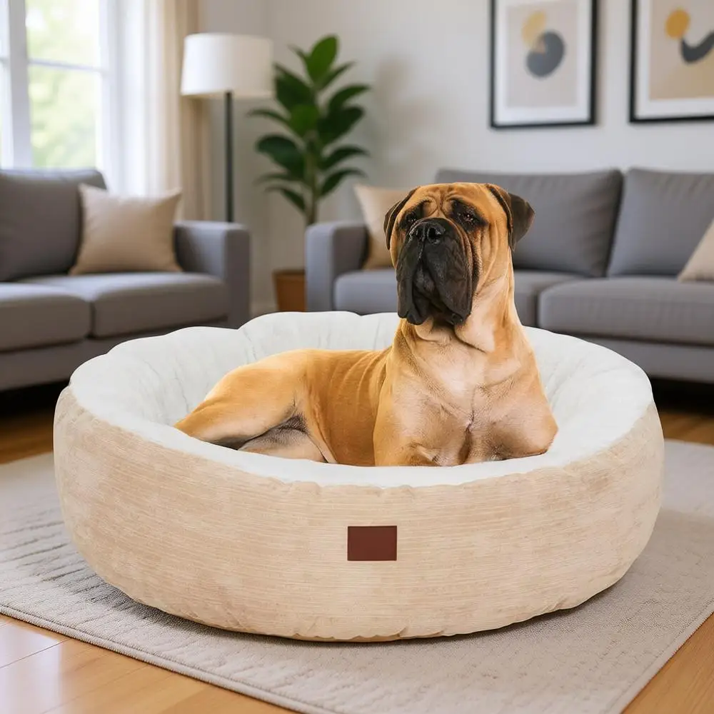 31 Round Pet Bed - Washable Dog Bed with Non-Slip Bottom, Plush Sleeping Surface for Cats, Large Breeds
31 Round Pet Bed - Washable Dog Bed with Non-Slip Bottom, Plush Sleeping Surface for Cats, Large Breeds
