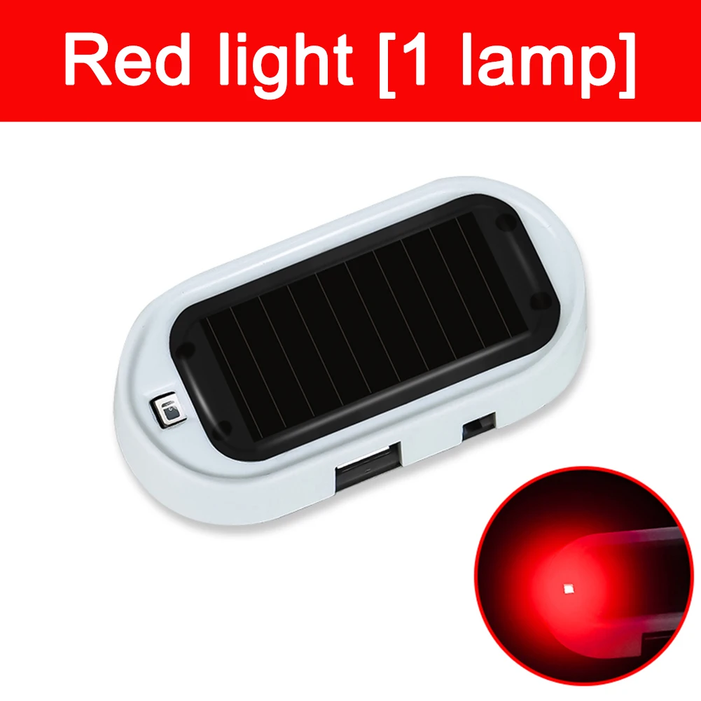 Wireless Warning Anti-Theft Caution Lamp Solar Powered Super Bright LED Flashing Light Blue/Red Light Flashing Imitation Lamp
Wireless Warning Anti-Theft Caution Lamp Solar Powered Super Bright LED Flashing Light Blue/Red Light Flashing Imitation Lamp