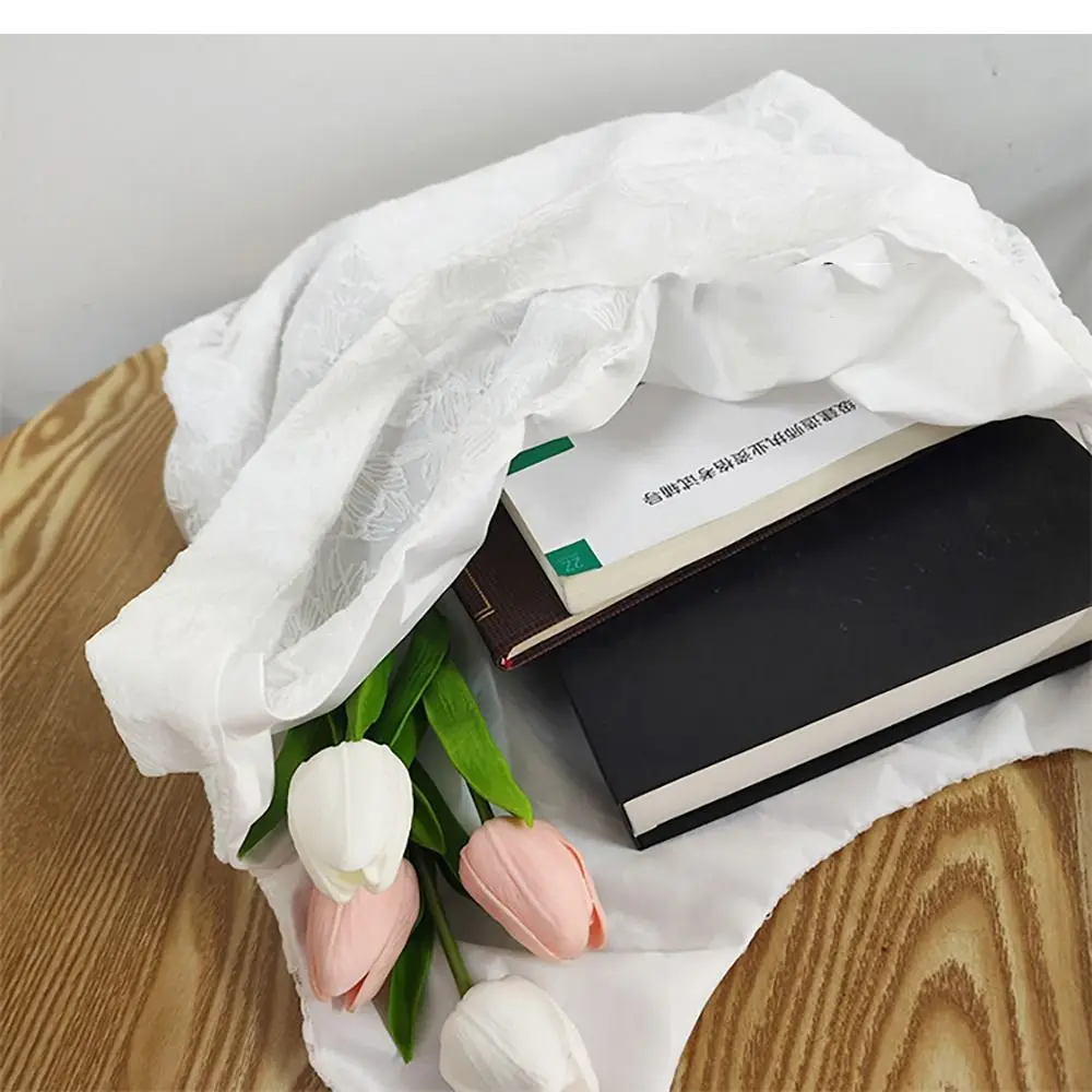 New Lace Shoulder Bag Flower Versatile Handbag Aesthetic Knitted Tote Bag Women
New Lace Shoulder Bag Flower Versatile Handbag Aesthetic Knitted Tote Bag Women