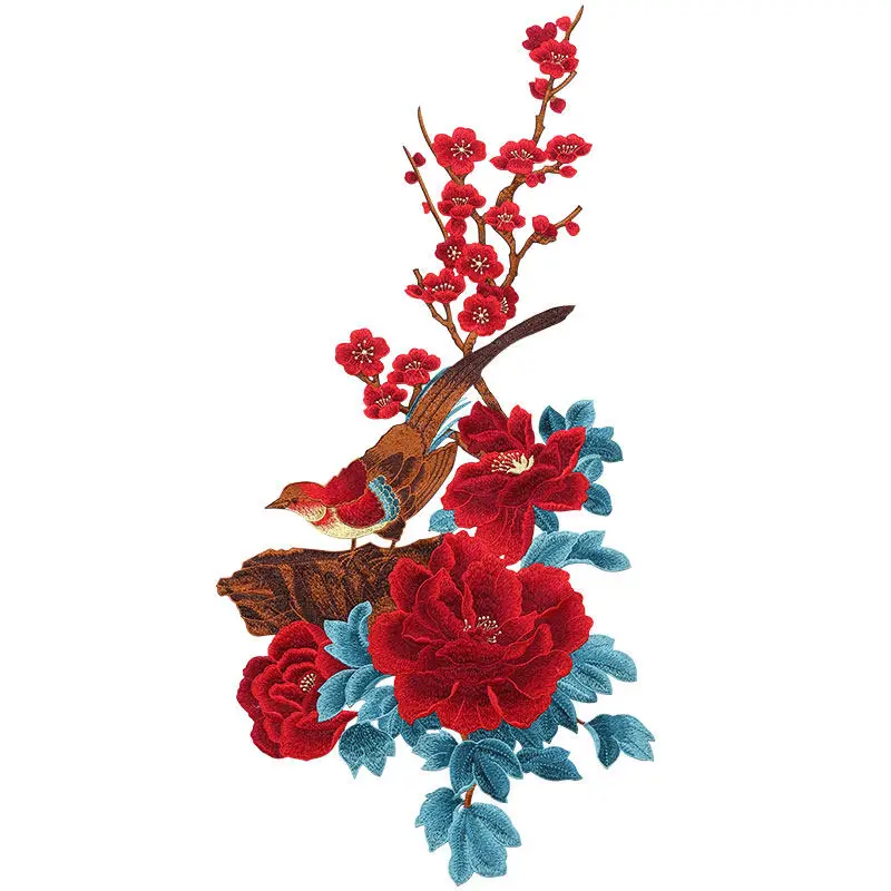 1 Piece 28-67 CM Handmade Sew on Patch Embroidery Peonies and Cuckoos for Garment Bags DIY Decoration Accessories
1 Piece 28-67 CM Handmade Sew on Patch Embroidery Peonies and Cuckoos for Garment Bags DIY Decoration Accessories