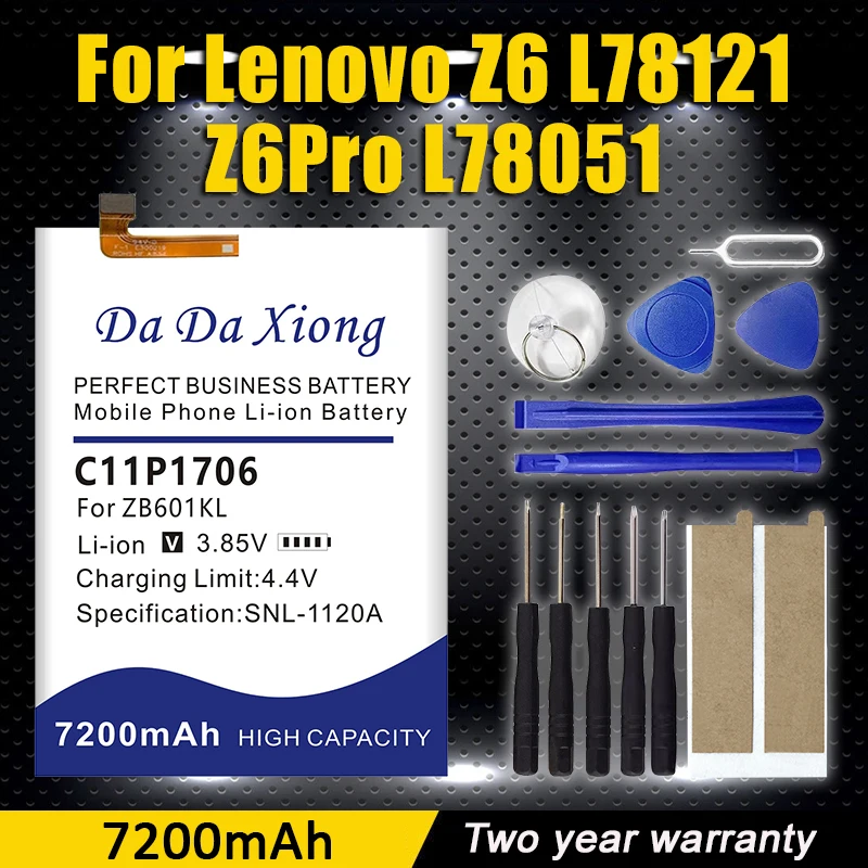 7200 мАч Высокое качество C11P1706 Новый аккумулятор для ASUS Zenfone Max Pro M1 6,0 дюймов ZB601KL ZB602KL X00TDB X00TDE + инструменты
7200 мАч Высокое качество C11P1706 Новый аккумулятор для ASUS Zenfone Max Pro M1 6,0 дюймов ZB601KL ZB602KL X00TDB X00TDE + инструменты
