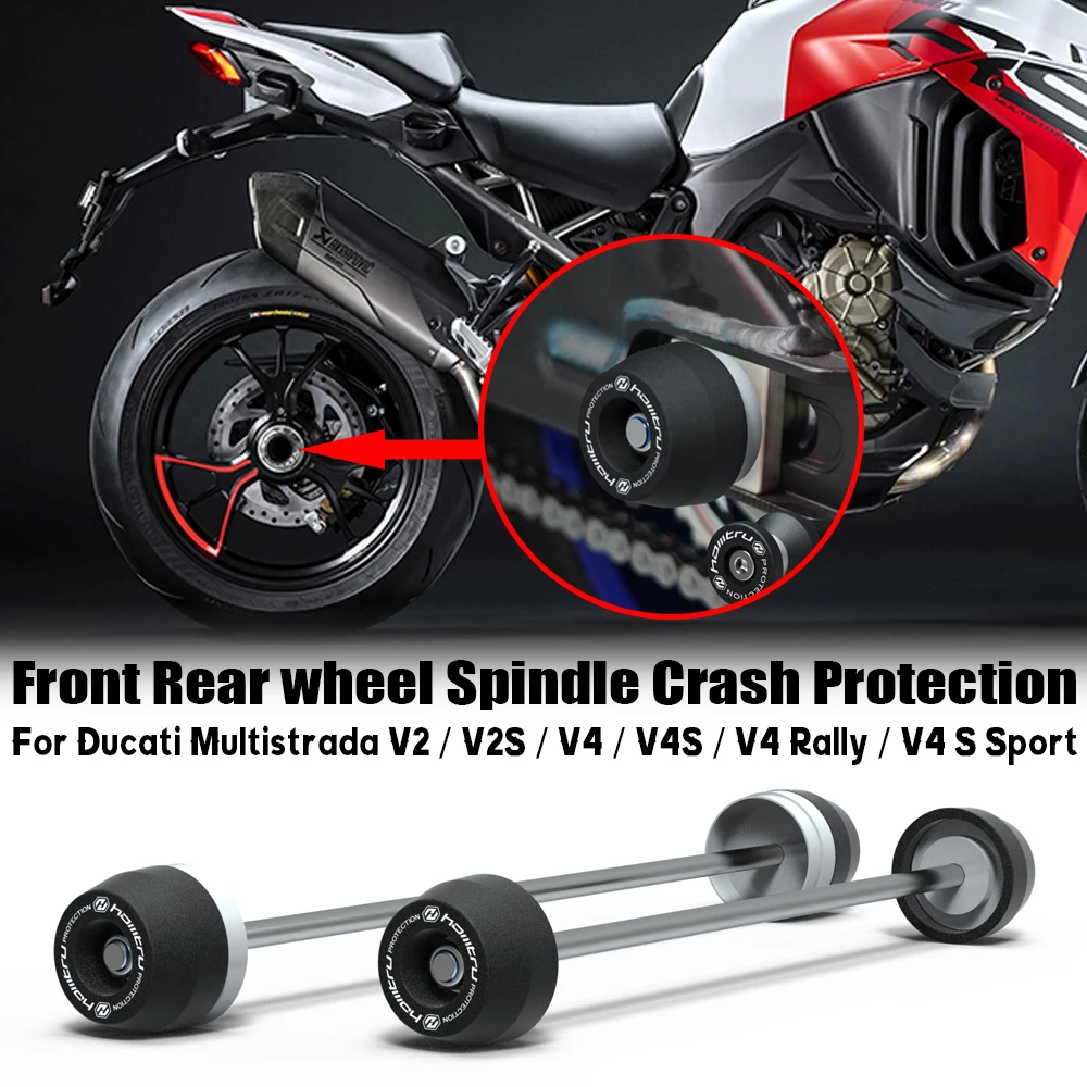 For Ducati Multistrada V2 / V2S / V4 / V4S / V4 Rally / V4 S Sport /2021-2023 Motorcyc Front Rear wheel Spindle Crash Protection
For Ducati Multistrada V2 / V2S / V4 / V4S / V4 Rally / V4 S Sport /2021-2023 Motorcyc Front Rear wheel Spindle Crash Protection