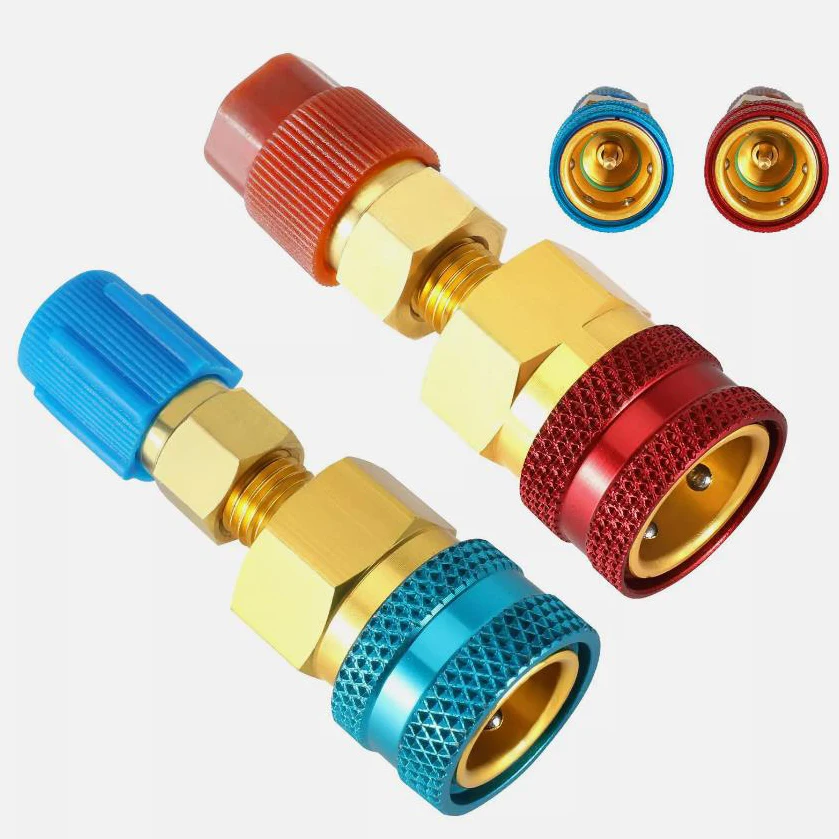 High and low pressure air conditioning fluorine joint inflation valve copper joint automotive specific installation accessories
High and low pressure air conditioning fluorine joint inflation valve copper joint automotive specific installation accessories