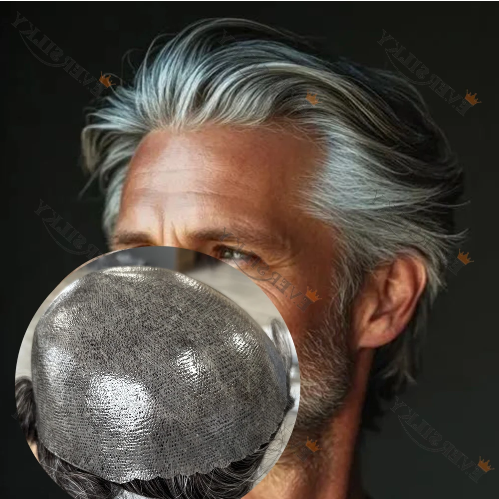 Undetectable 1B65 1B80 Brown Natural Hairline 0.1mm Injection Thin Skin Base Men's Toupee Grey 1B40 Human Hair System Hairpieces
Undetectable 1B65 1B80 Brown Natural Hairline 0.1mm Injection Thin Skin Base Men's Toupee Grey 1B40 Human Hair System Hairpieces