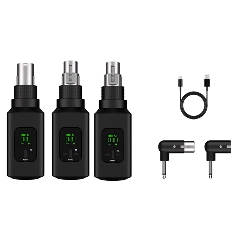 Professional Wireless Microphone Converter Wireless System For Guitar XLR Transmitter And Receiver Dynamic Microphone
Professional Wireless Microphone Converter Wireless System For Guitar XLR Transmitter And Receiver Dynamic Microphone
