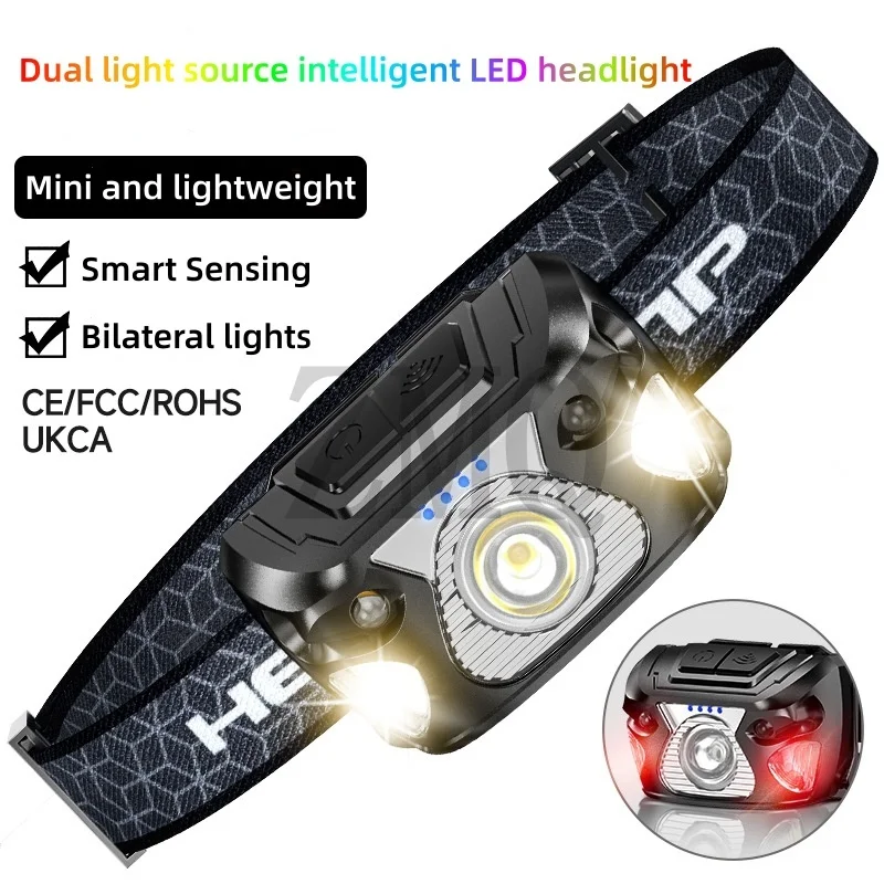 Led Strong Light Headlamp USB Rechageable Motion Sensor Headlight Portable Fishing Camping Outdoor Head Lamp Work Flashlight
Led Strong Light Headlamp USB Rechageable Motion Sensor Headlight Portable Fishing Camping Outdoor Head Lamp Work Flashlight