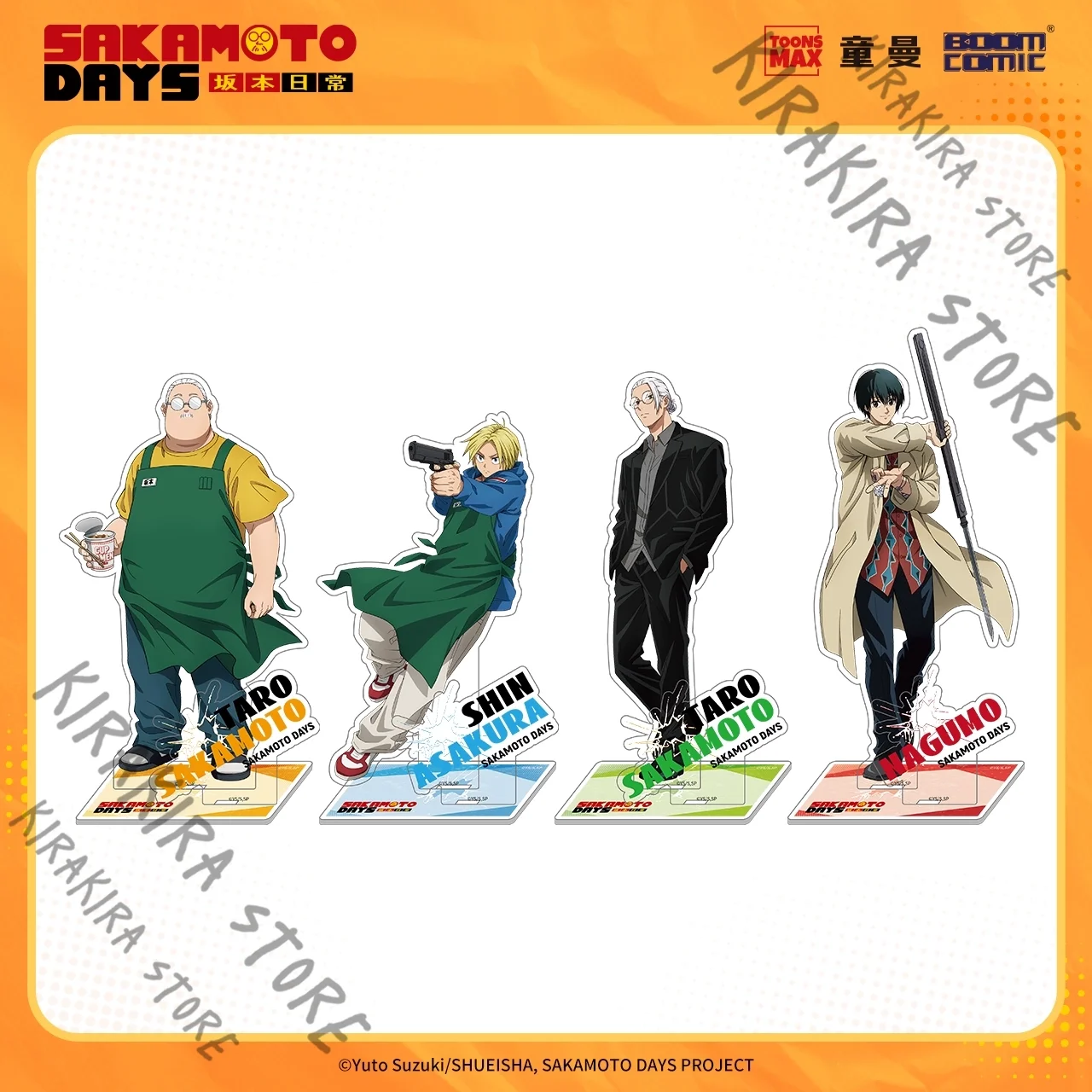 SAKAMOTO DAYS Sakamoto Tarō Anime Figurine genuine standing plate Cosplay Figurines Asakura Shin Mascot Model Kit Ornaments
SAKAMOTO DAYS Sakamoto Tarō Anime Figurine genuine standing plate Cosplay Figurines Asakura Shin Mascot Model Kit Ornaments