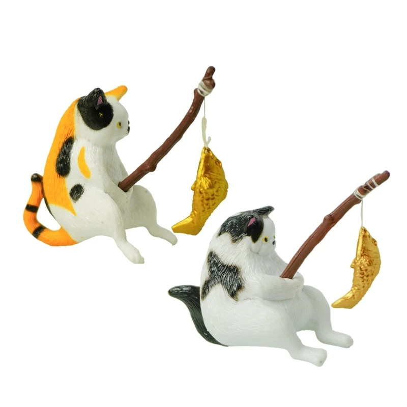 Funny Fishing Kitten for Aquarium Glass WallDecoration Landscaping Kitten FishTank Cartoon Decors Statue PVC
Funny Fishing Kitten for Aquarium Glass WallDecoration Landscaping Kitten FishTank Cartoon Decors Statue PVC