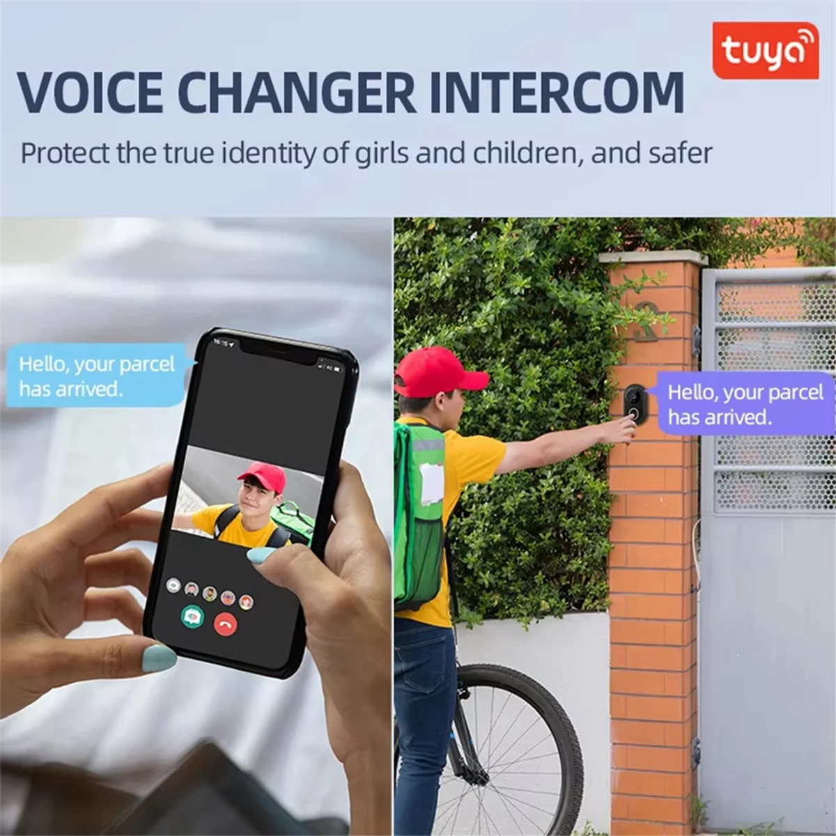 B24A Tuya WiFi Video Doorbell Wireless HD Camera IR Alarm Security Smart Home WiFi Intercom Door Bell Camera for Home White
B24A Tuya WiFi Video Doorbell Wireless HD Camera IR Alarm Security Smart Home WiFi Intercom Door Bell Camera for Home White