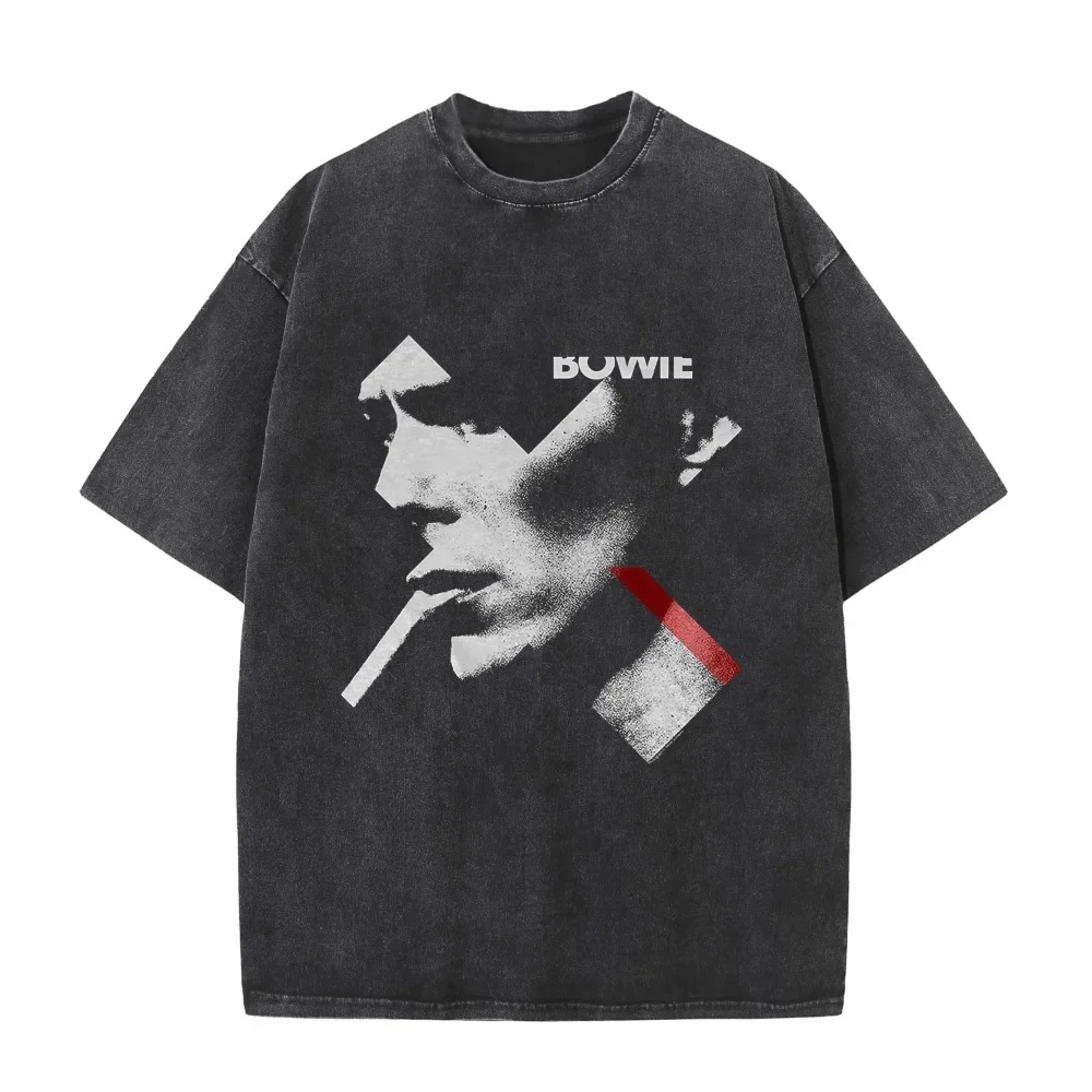 2025 retro washed old heavy cotton solid color short-sleeved Tshirt summer loose top tide washed T-shirt David hot Bowier music
2025 retro washed old heavy cotton solid color short-sleeved Tshirt summer loose top tide washed T-shirt David hot Bowier music