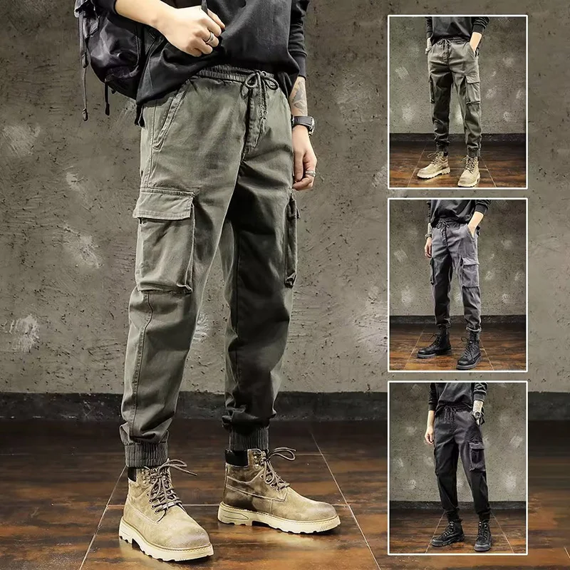 Fashion Trend Men Loose Straight Leg Trousers Youthful Vitality Casual Versatile Pants Classic Taper Leg Solid Color Cargo Pants
Fashion Trend Men Loose Straight Leg Trousers Youthful Vitality Casual Versatile Pants Classic Taper Leg Solid Color Cargo Pants