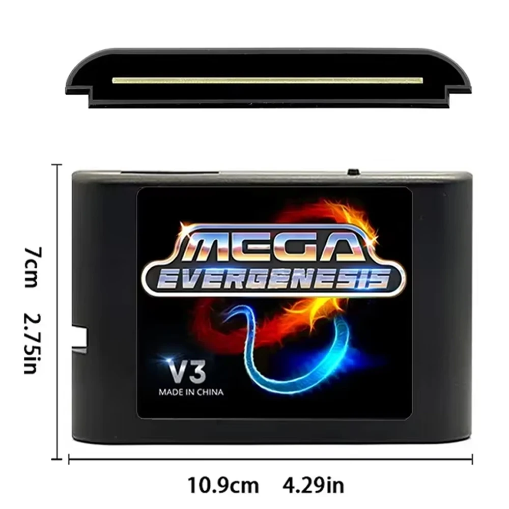 3000-in-1 Mega Genesis V3 Pro 4GB TF EDMD Game Card Sega MD/MS Console Games Lot
3000-in-1 Mega Genesis V3 Pro 4GB TF EDMD Game Card Sega MD/MS Console Games Lot