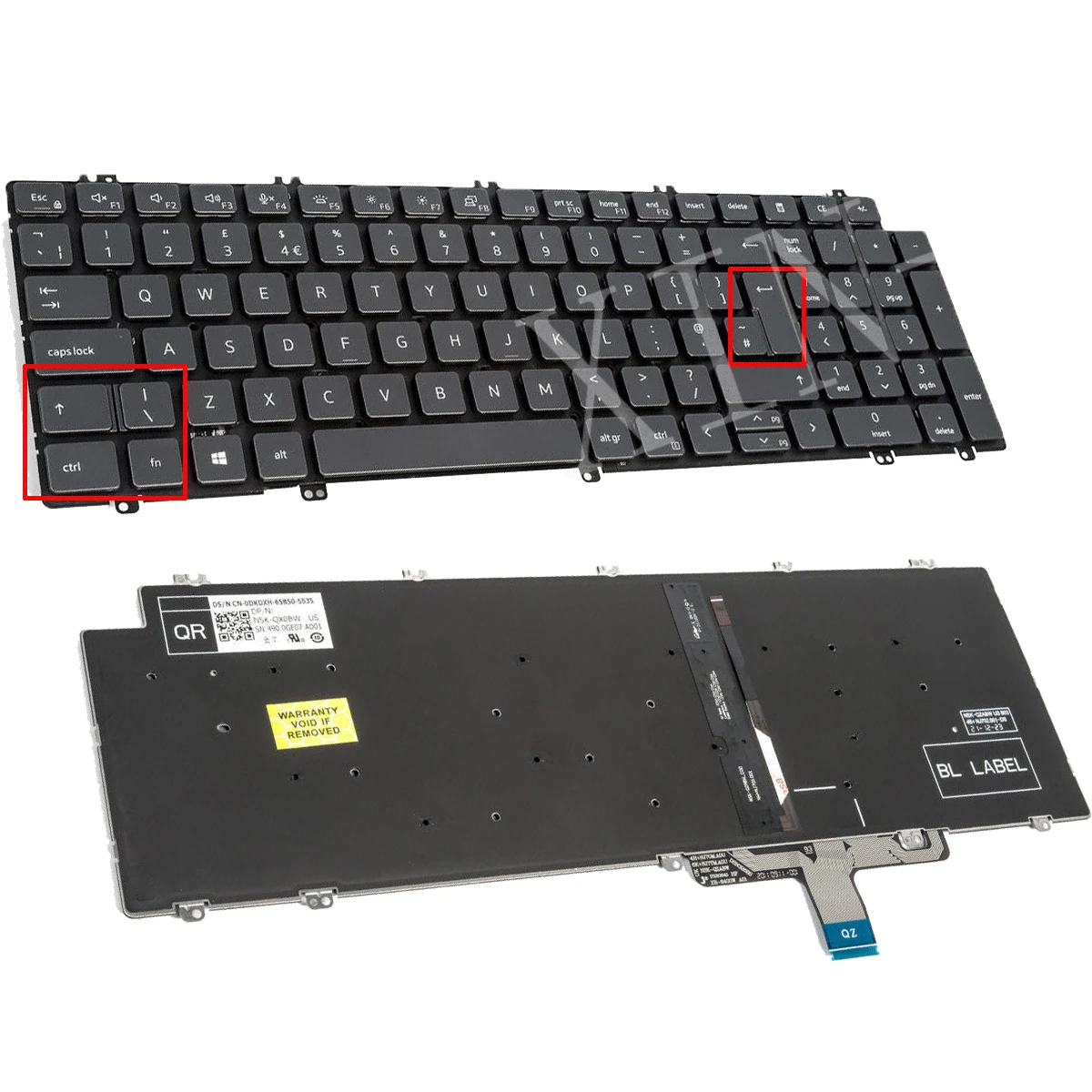 Клавиатура с подсветкой для Великобритании Dell Tastatur Keyboard UK — Latitude 5520 5521 — Precision 3561/3560 — ноутбук
Клавиатура с подсветкой для Великобритании Dell Tastatur Keyboard UK — Latitude 5520 5521 — Precision 3561/3560 — ноутбук