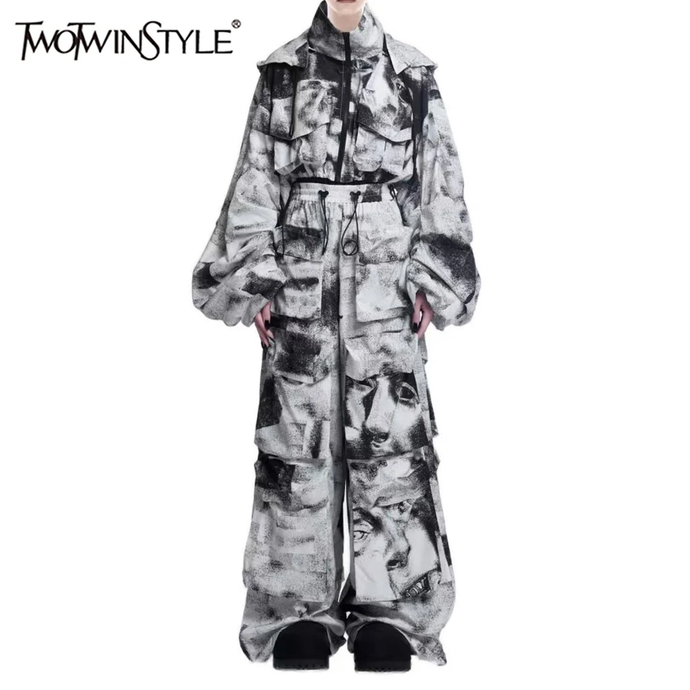 TWOTWINSTYLE хитовый цветной комплект из двух предметов для женщин, топ с высоким воротником и длинными рукавами, высокая талия, широкие брюки, шикарные комплекты, женские новые
TWOTWINSTYLE хитовый цветной комплект из двух предметов для женщин, топ с высоким воротником и длинными рукавами, высокая талия, широкие брюки, шикарные комплекты, женские новые