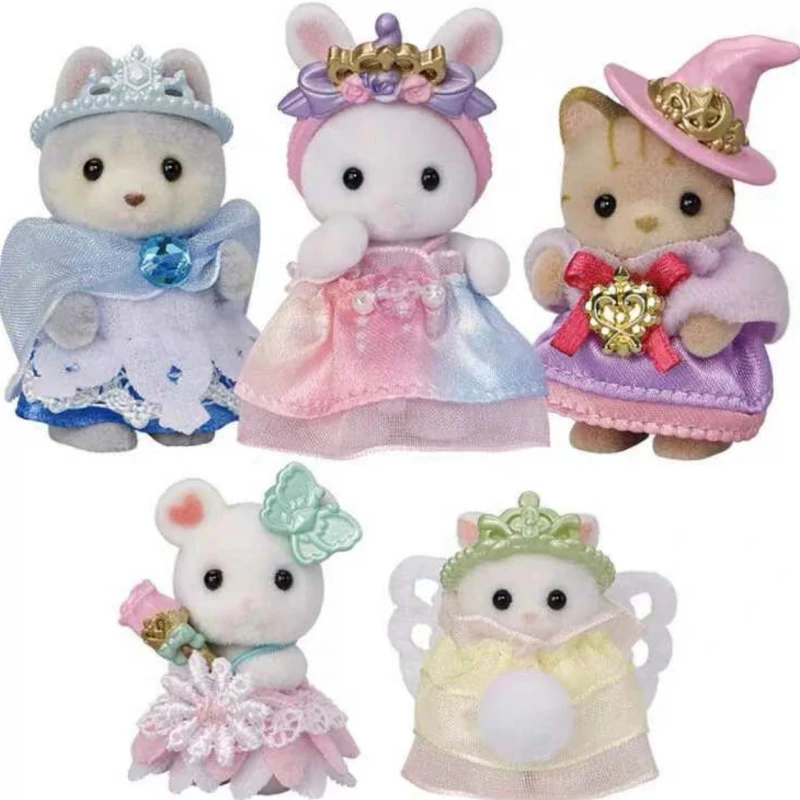 Sylvanian Families, аниме-фигурки для девочек, детская серия, фигурка, мебель, набор королевской принцессы, статуя из ПВХ, модель куклы, коллекция украшений
Sylvanian Families, аниме-фигурки для девочек, детская серия, фигурка, мебель, набор королевской принцессы, статуя из ПВХ, модель куклы, коллекция украшений