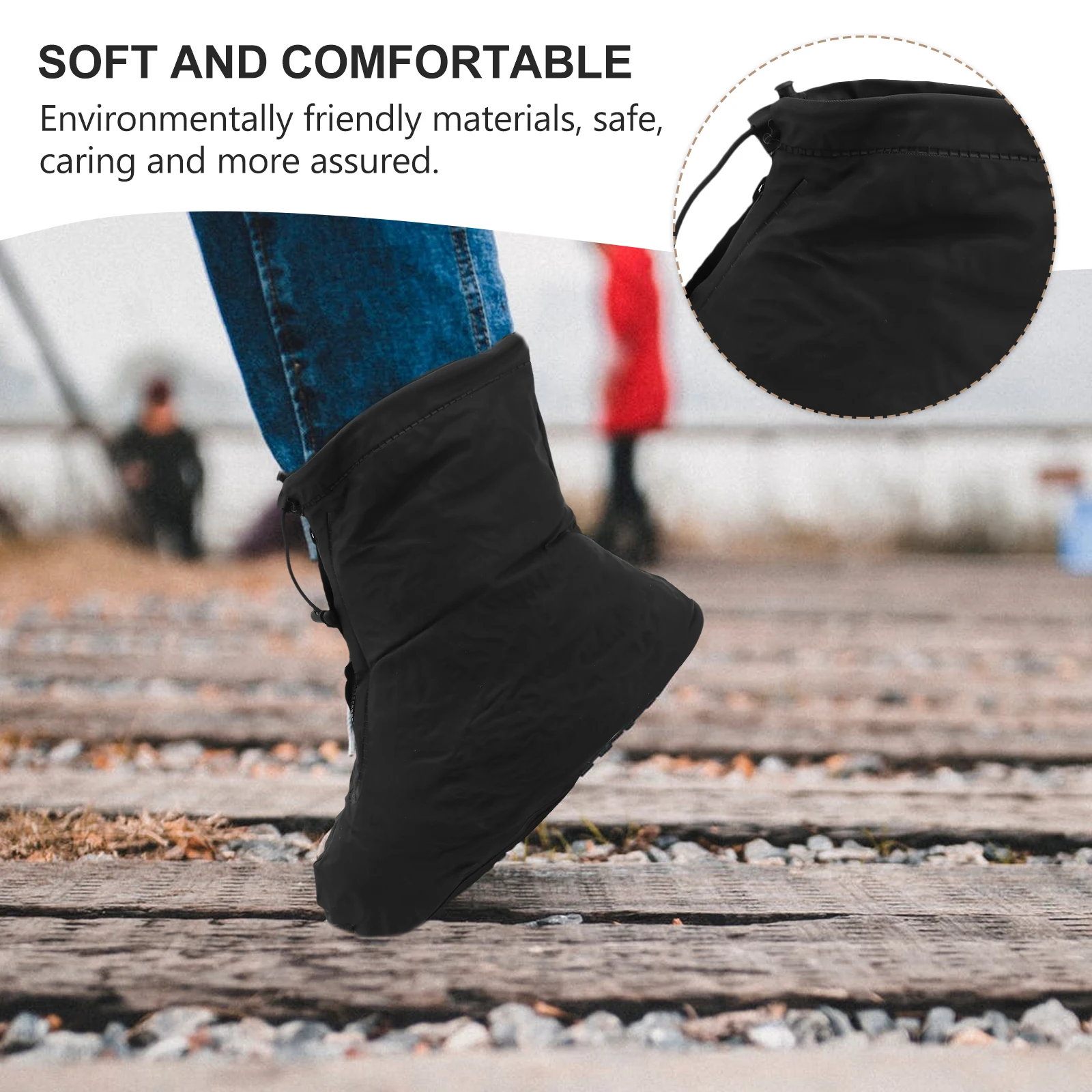 Waterproof Shoe Covers Cycling Hiking Overshoes Rain Boot Outdoor Non-Slip Reusable Warm Durable Elastic Riding Cover
Waterproof Shoe Covers Cycling Hiking Overshoes Rain Boot Outdoor Non-Slip Reusable Warm Durable Elastic Riding Cover