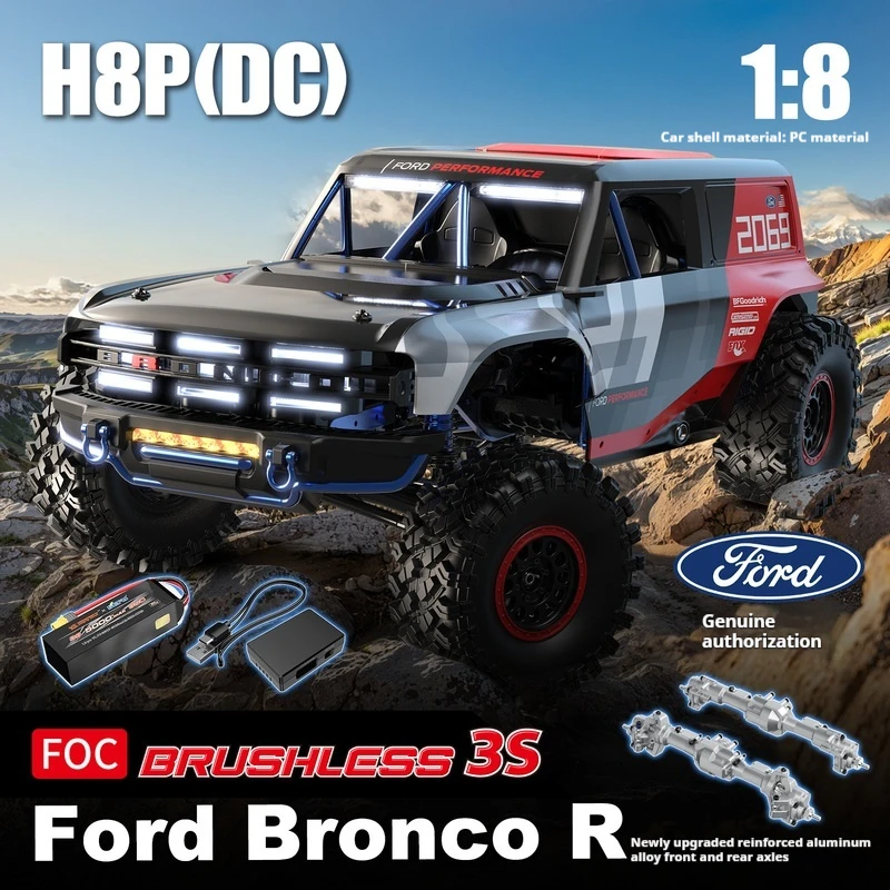 MeiJiaXin HYPER 1/8 H8P Remote Control Electric Brushless Four-Wheel Drive Climbing Car Off-Road Vehicle Simulation Toy Car 
MeiJiaXin HYPER 1/8 H8P Remote Control Electric Brushless Four-Wheel Drive Climbing Car Off-Road Vehicle Simulation Toy Car