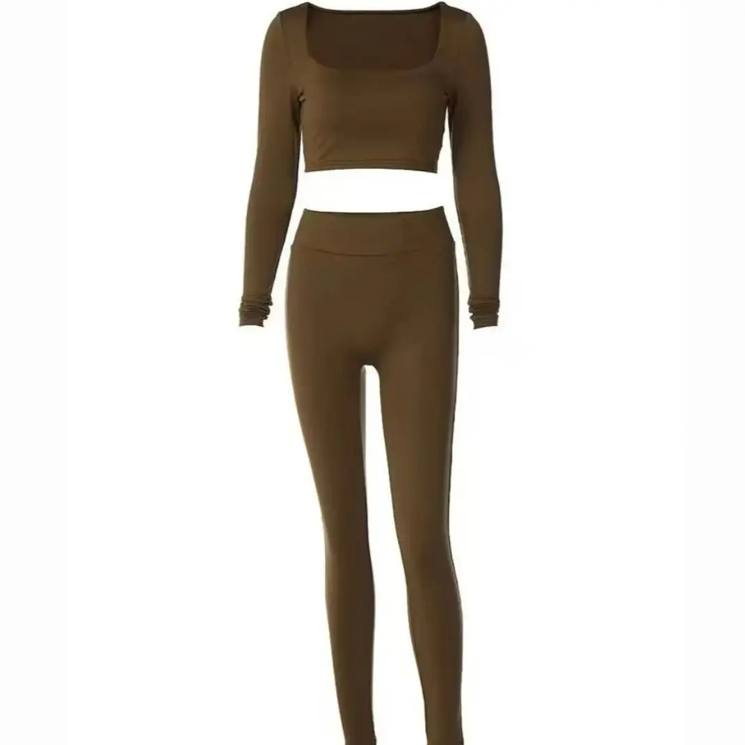 Комплект костюма для йоги, женский комплект одежды для йоги с высокой талией, леггинсы для тренировок с открытой спиной, спортивный костюм для фитнеса 
Комплект костюма для йоги, женский комплект одежды для йоги с высокой талией, леггинсы для тренировок с открытой спиной, спортивный костюм для фитнеса