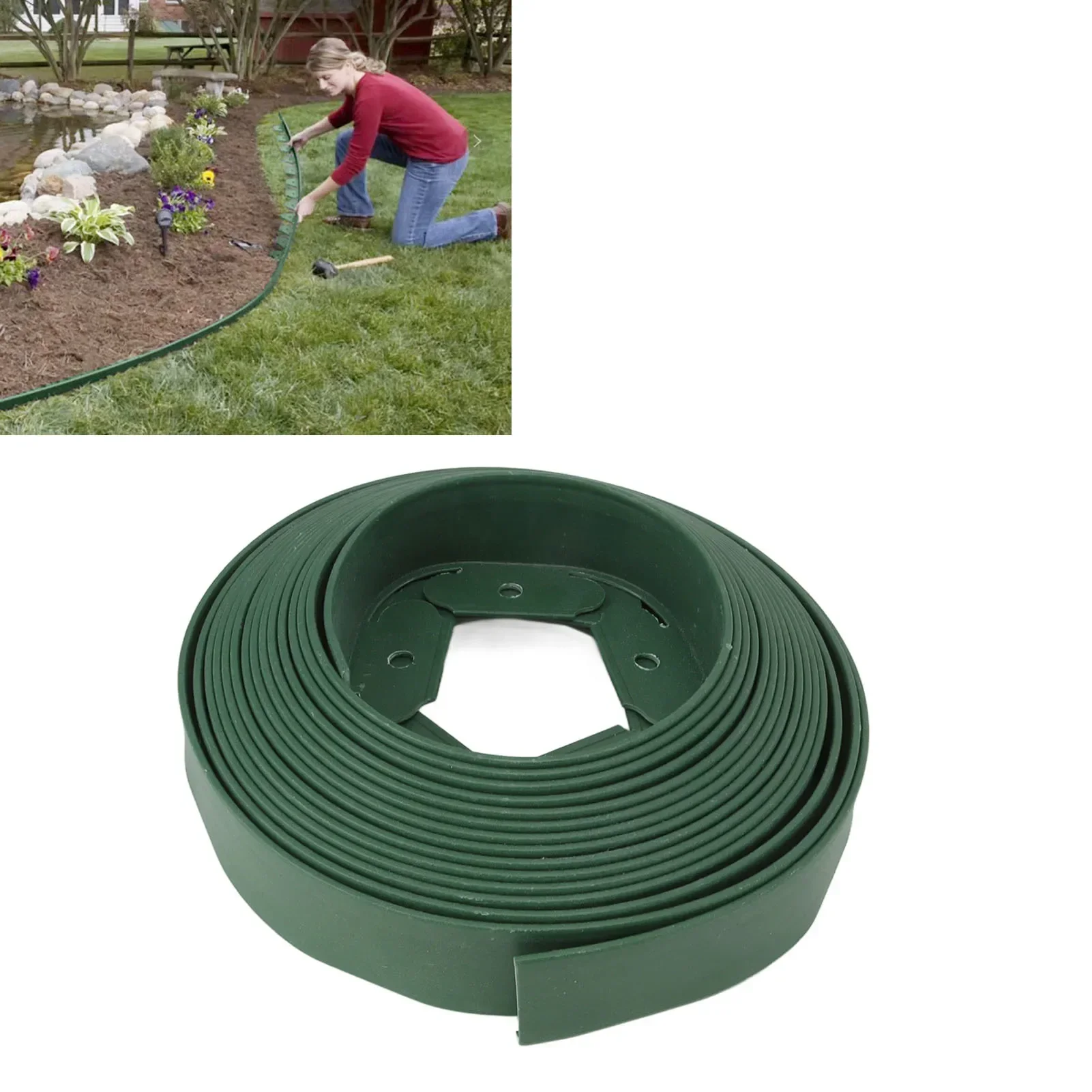 Landscape Edging Kit PE L Shaped Easy Deformation No Dig Landscape Edging Kit For Landscaping Green 5x5x1000cm/2x2x393.7in
Landscape Edging Kit PE L Shaped Easy Deformation No Dig Landscape Edging Kit For Landscaping Green 5x5x1000cm/2x2x393.7in