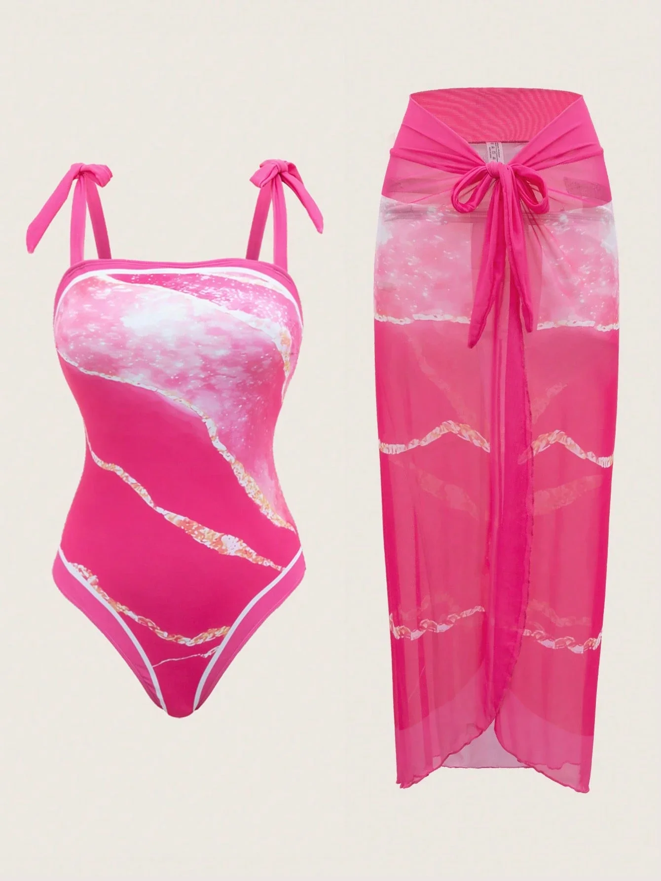 2025 European and American New One-piece Swimsuit Women's Tight and Thin Printed Sunscreen Long Skirt Two-piece Vacation
2025 European and American New One-piece Swimsuit Women's Tight and Thin Printed Sunscreen Long Skirt Two-piece Vacation