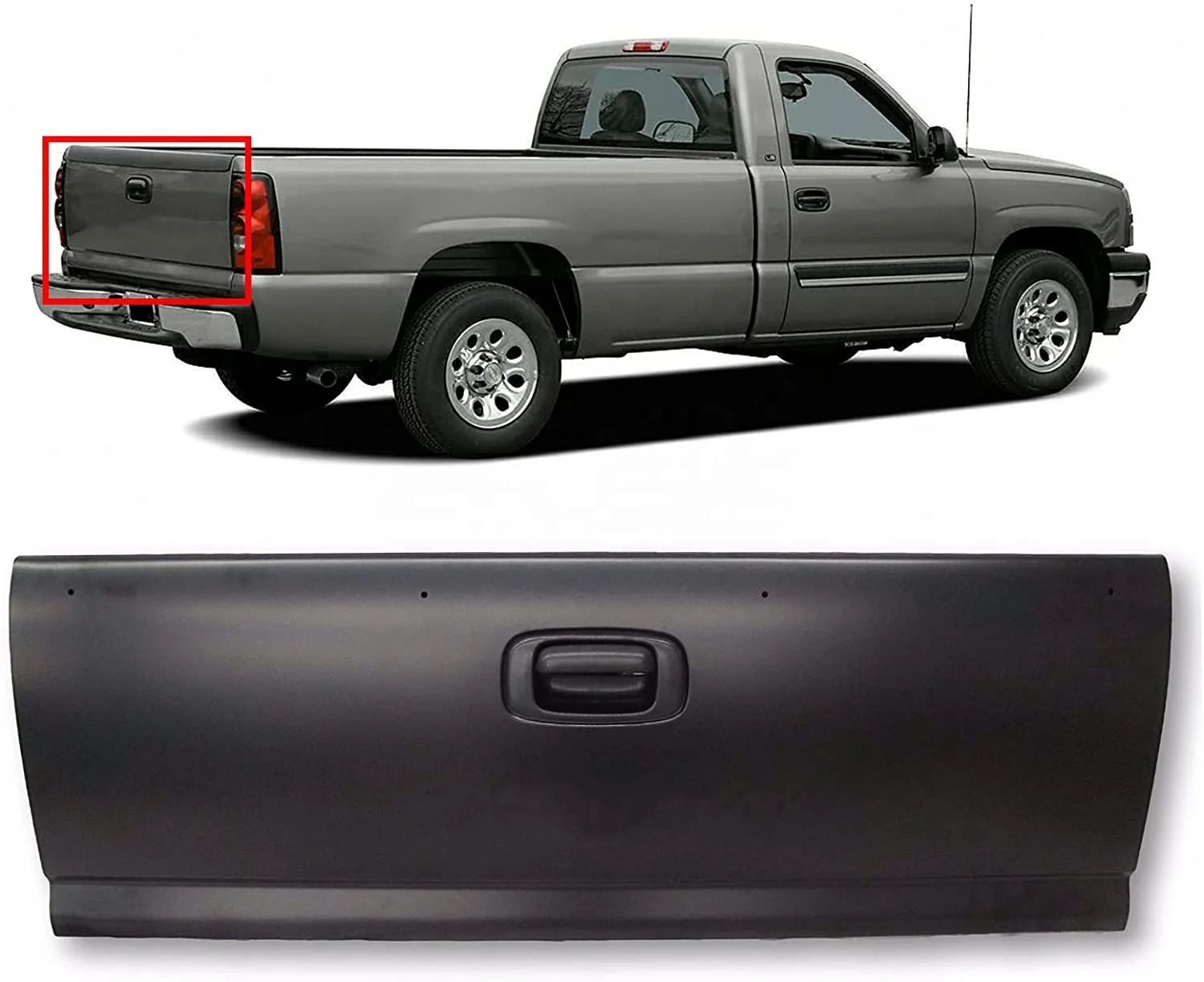 Steel Tailgate Cover for 1999 - 2006 Chevy Silverado GMC Sierra Other Exterior Accessories
Steel Tailgate Cover for 1999 - 2006 Chevy Silverado GMC Sierra Other Exterior Accessories