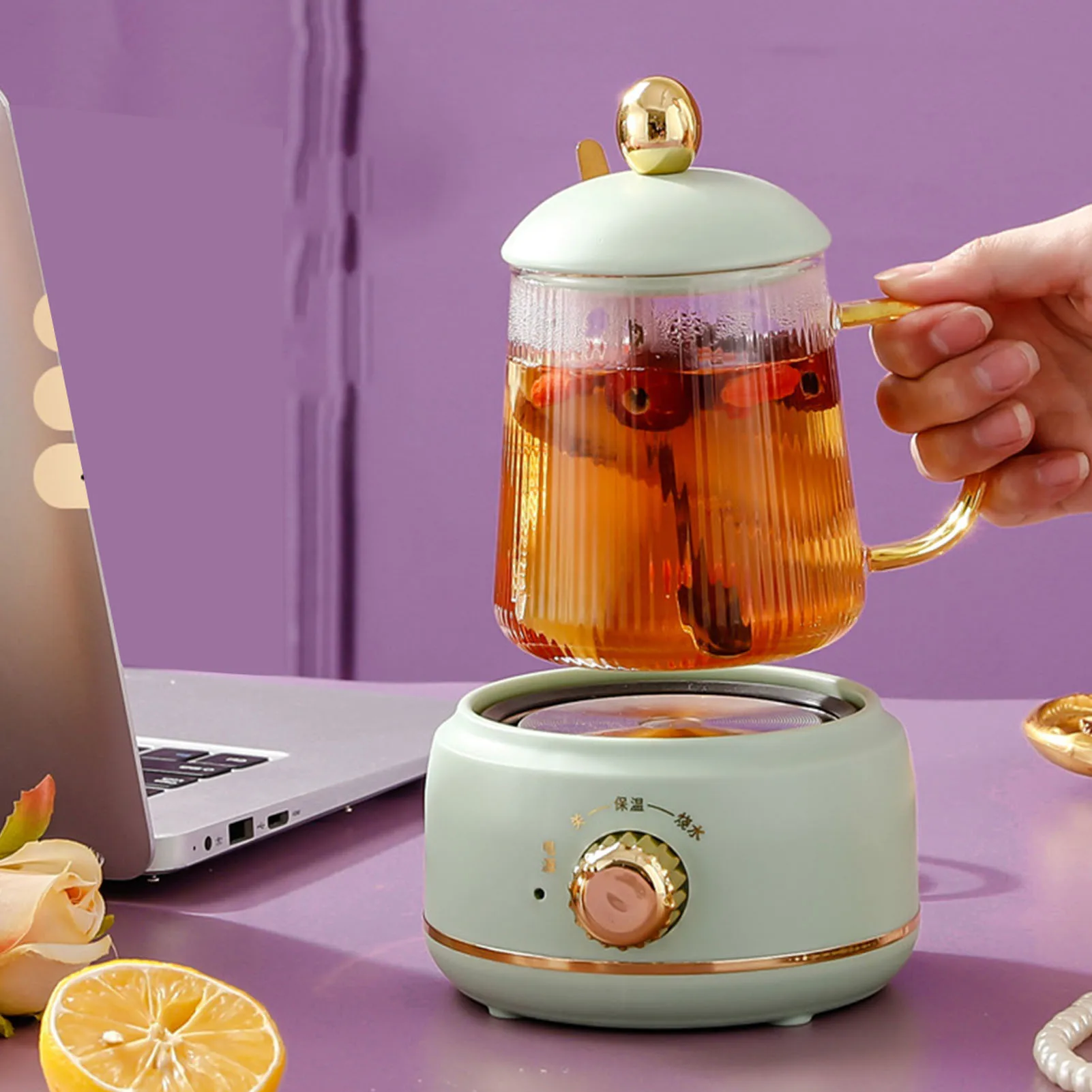 Портативный электрический чайник, чашка для тушения, 450 мл, чашка для здоровья, мини-медленная плита, чайник, офисный чайник с цветами, разделенный чайник
Портативный электрический чайник, чашка для тушения, 450 мл, чашка для здоровья, мини-медленная плита, чайник, офисный чайник с цветами, разделенный чайник