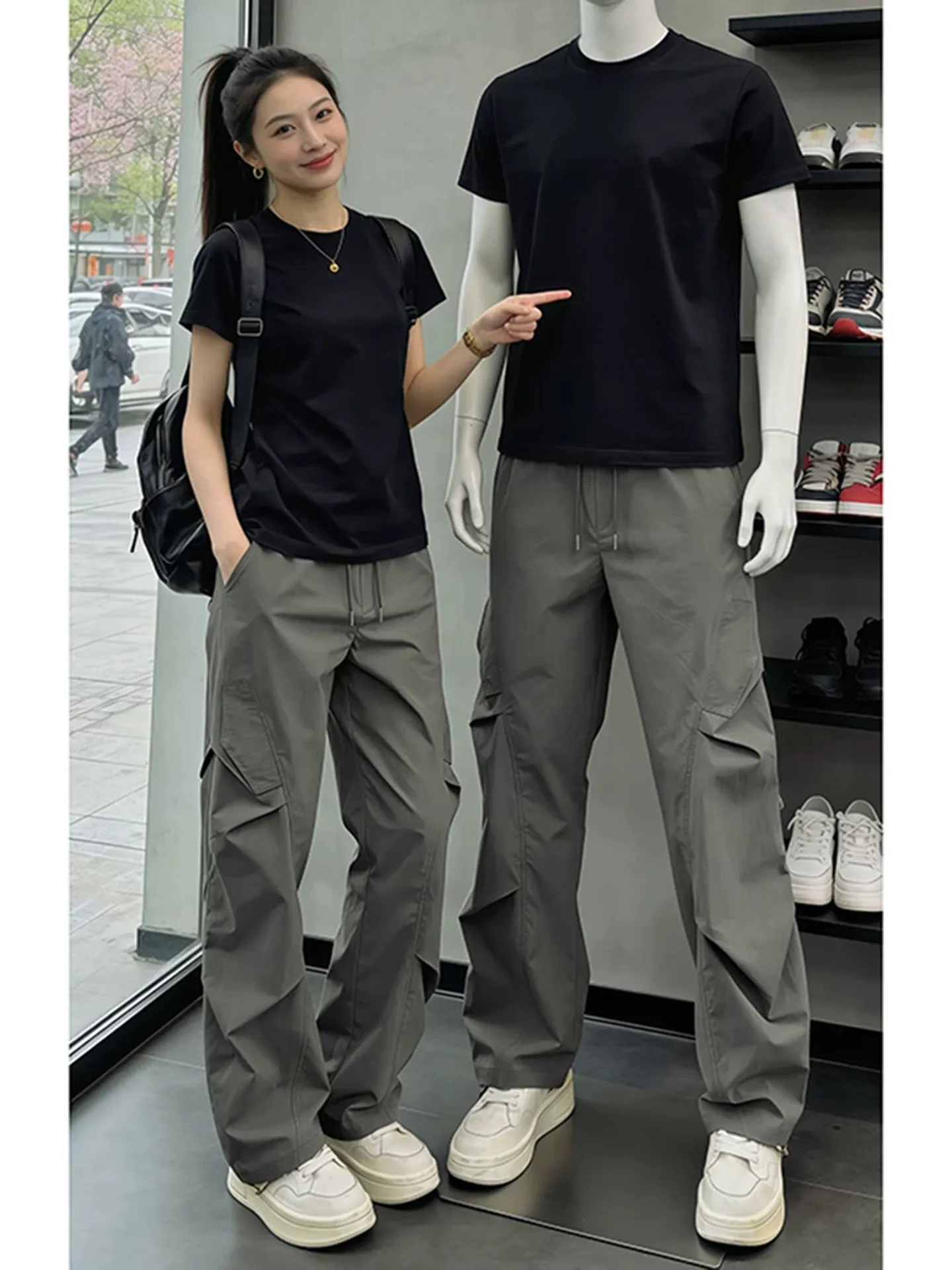 Quick Dry Straight Leg Men's Summer Casual Pants Outdoor Sports Workwear Trousers Deep Grey American Style Youth Fashion
Quick Dry Straight Leg Men's Summer Casual Pants Outdoor Sports Workwear Trousers Deep Grey American Style Youth Fashion