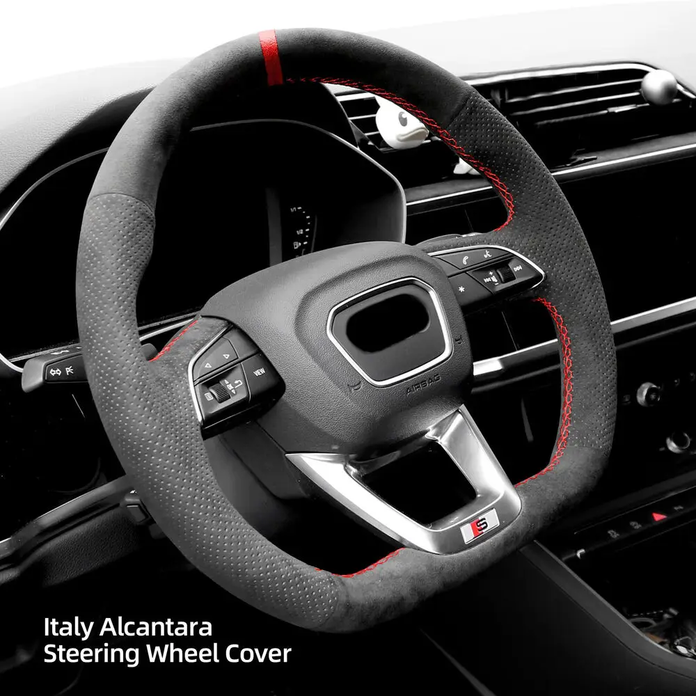 DIY Hand Sewn Alcantara Steering Wheel Cover For Audi Q3 Q5 SQ5 Sportback Q7 SQ7
DIY Hand Sewn Alcantara Steering Wheel Cover For Audi Q3 Q5 SQ5 Sportback Q7 SQ7