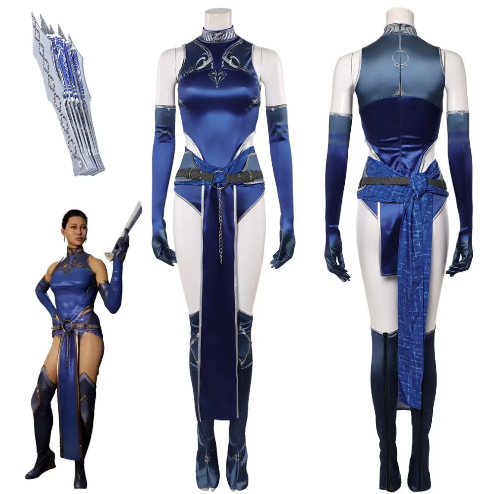 Kitana Cosplay Costume Mortal Kombat Disguise for Adult Women Uniform Fans Set Roleplay Outfits Halloween Carnival Party Suit
Kitana Cosplay Costume Mortal Kombat Disguise for Adult Women Uniform Fans Set Roleplay Outfits Halloween Carnival Party Suit