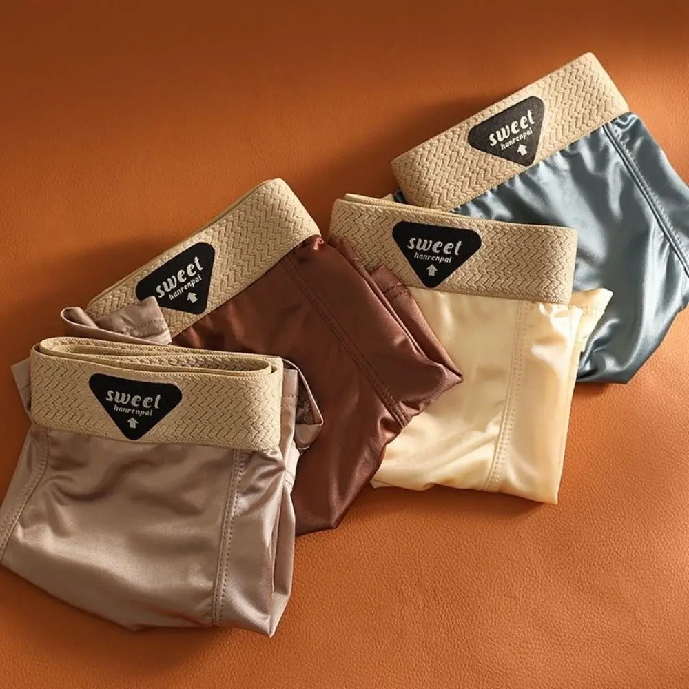 Комплект из 4 тонких атласных шелковых трусов-боксеров без швов, со средней посадкой, из ледяного шелка, для мужчин
Комплект из 4 тонких атласных шелковых трусов-боксеров без швов, со средней посадкой, из ледяного шелка, для мужчин