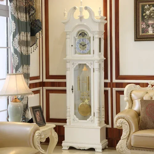 the Grandfather Clock Living Room Villa Retro Vertical Bell Polaris Mechanical Pendulum Clock Hermle White Clock Classical
the Grandfather Clock Living Room Villa Retro Vertical Bell Polaris Mechanical Pendulum Clock Hermle White Clock Classical