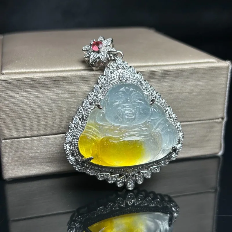 Natural High Ice Maitreya Buddha Exquisite Daily Pendant Jewelry
Natural High Ice Maitreya Buddha Exquisite Daily Pendant Jewelry