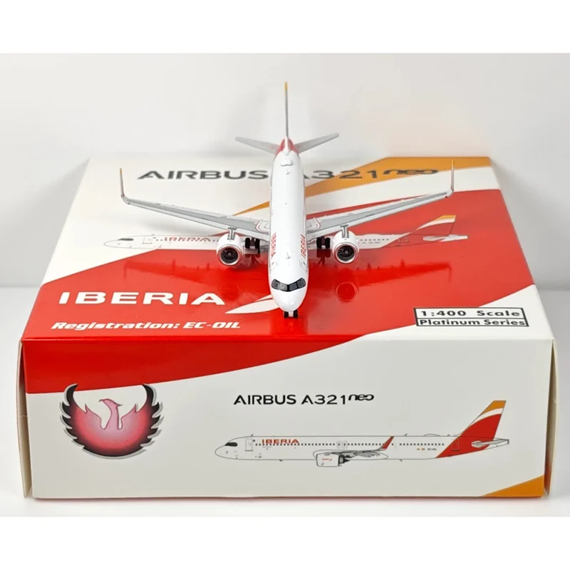 Phoenix Diecast 1/400 Scale 11925 Iberia Airlines A321neo EC-OIL Alloy Aircraft Model Collectible Ornament Decoration
Phoenix Diecast 1/400 Scale 11925 Iberia Airlines A321neo EC-OIL Alloy Aircraft Model Collectible Ornament Decoration