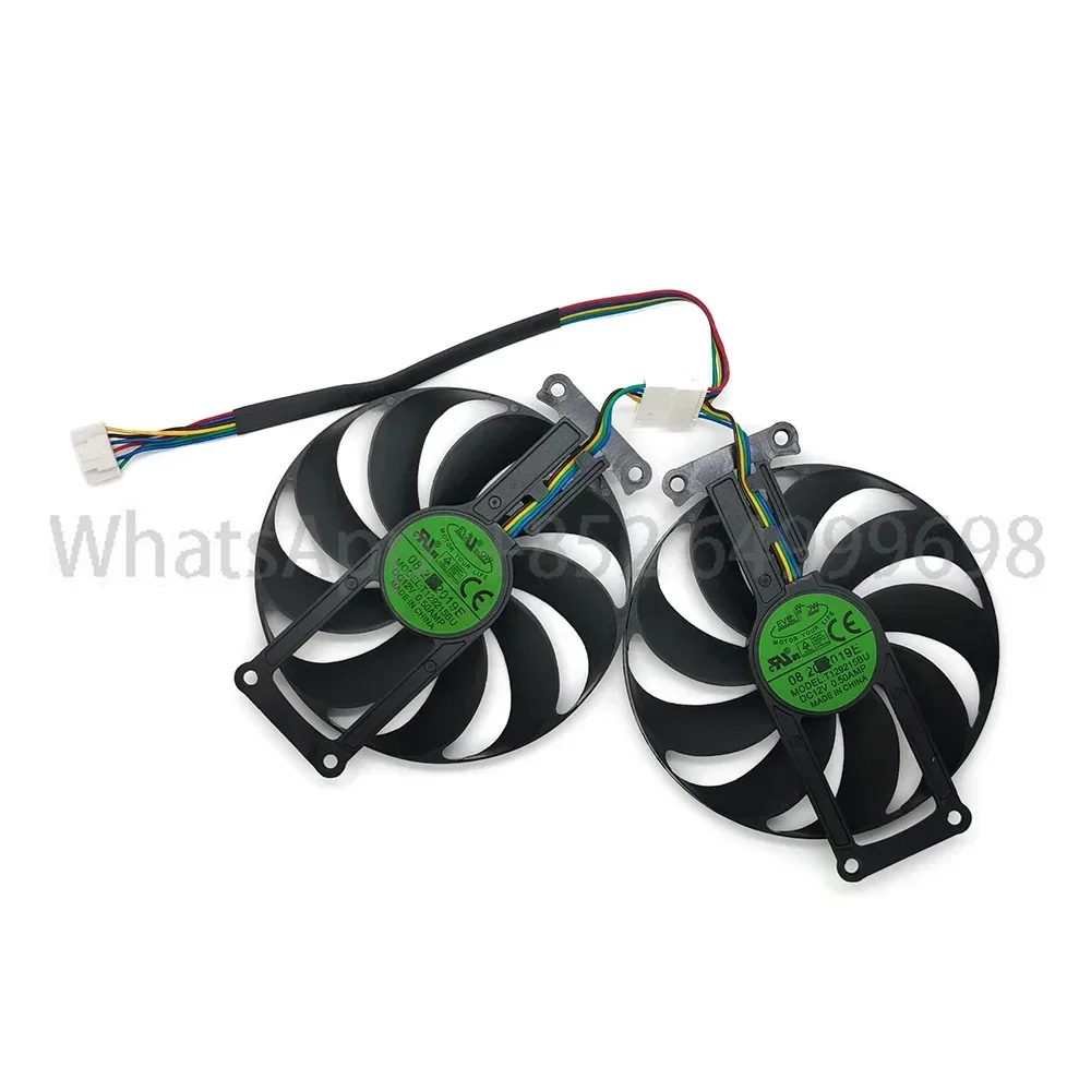 2PCS T129215BU DC12V 0.5A 6PIN RTX 2060 SUPER GPU Fan For ASUS GTX 1660 1660Ti DUAL EVO OC RTX2070 Graphics Card Cooler Fans
2PCS T129215BU DC12V 0.5A 6PIN RTX 2060 SUPER GPU Fan For ASUS GTX 1660 1660Ti DUAL EVO OC RTX2070 Graphics Card Cooler Fans