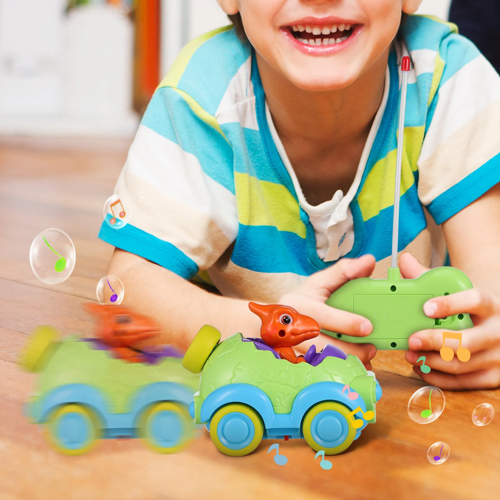 Remote Control Dinosaur Car for Kids with Lights Sounds Cartoon Vehicle Playtime Fun Sturdy Plastic Racing Gift Stocking Stuffer
Remote Control Dinosaur Car for Kids with Lights Sounds Cartoon Vehicle Playtime Fun Sturdy Plastic Racing Gift Stocking Stuffer