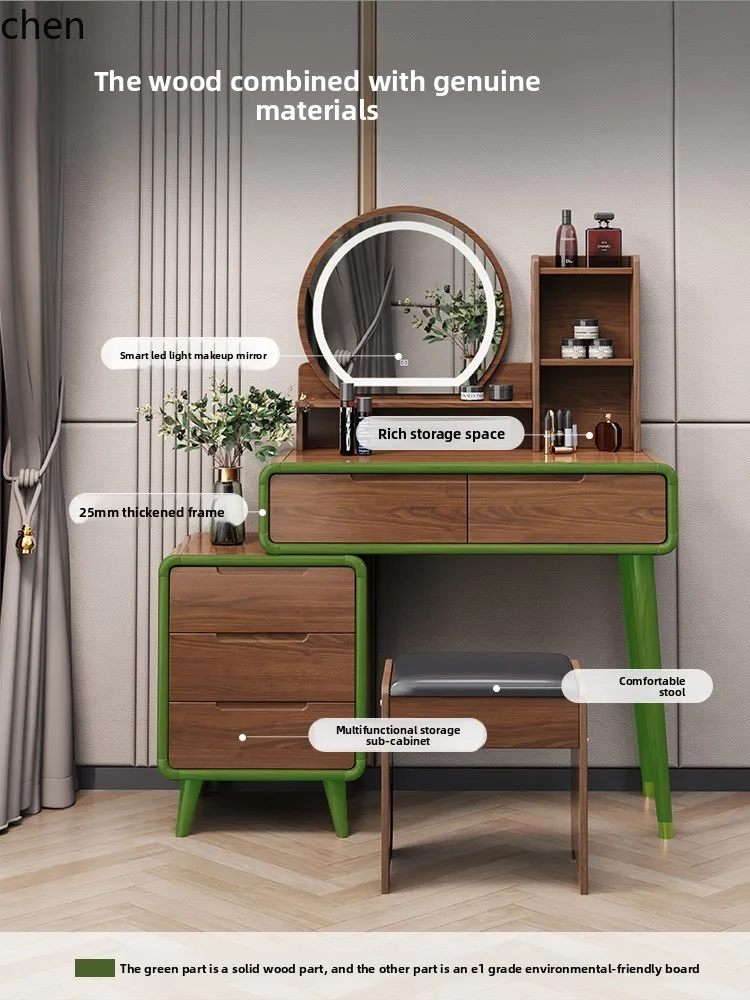 LXC комод из цельного дерева, столик для макияжа, встроенный в спальню, современный простой выдвижной столик для макияжа
LXC комод из цельного дерева, столик для макияжа, встроенный в спальню, современный простой выдвижной столик для макияжа