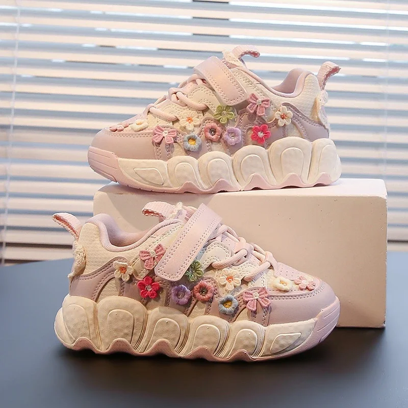 Fashion Leather Sneakers for Girls Children Casual Sports Shoes Floral Pattern Shoes for Kids Comfortable Walking Shoes
Fashion Leather Sneakers for Girls Children Casual Sports Shoes Floral Pattern Shoes for Kids Comfortable Walking Shoes