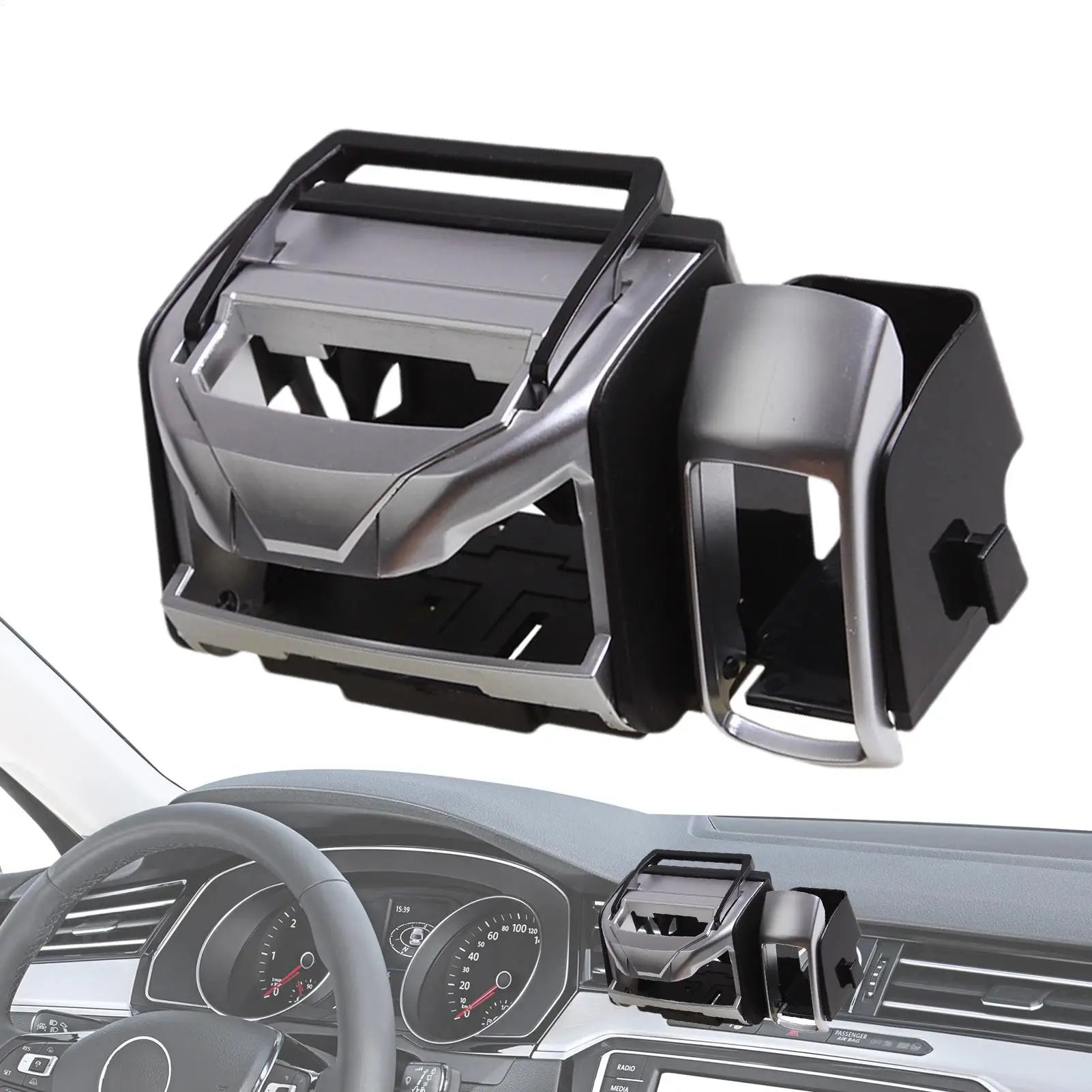 Автомобильный подстаканник для вентиляционного отверстия, многофункциональный регулируемый подстаканник, удобный держатель для напитков, органайзер, износостойкая бутылка 
Автомобильный подстаканник для вентиляционного отверстия, многофункциональный регулируемый подстаканник, удобный держатель для напитков, органайзер, износостойкая бутылка