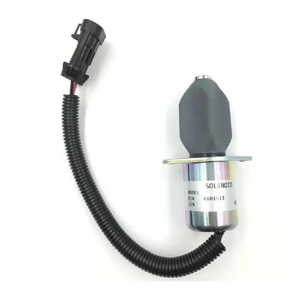 6681513 Fuel Shut off Stop Solenoid Compatible with Bobcat Loader S150 S160 S175 S185 T190 751
6681513 Fuel Shut off Stop Solenoid Compatible with Bobcat Loader S150 S160 S175 S185 T190 751