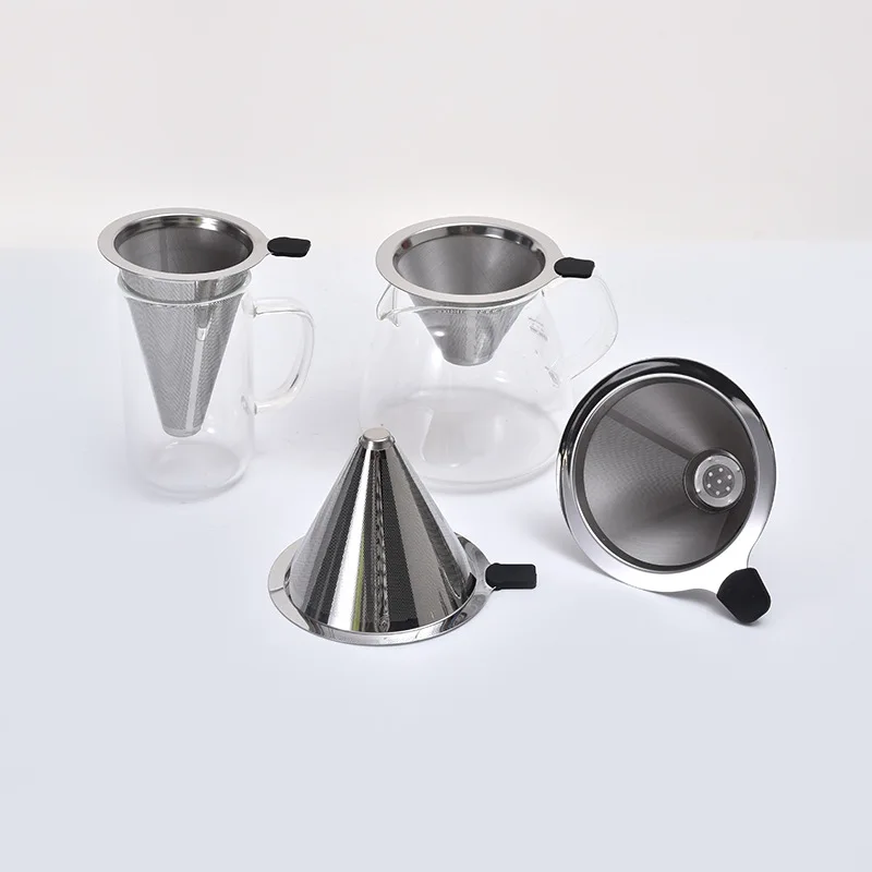 No filter paper, 304 stainless steel filter screen, drip type tea strainer, flushing filter screen, fine pore coffee strainer
No filter paper, 304 stainless steel filter screen, drip type tea strainer, flushing filter screen, fine pore coffee strainer