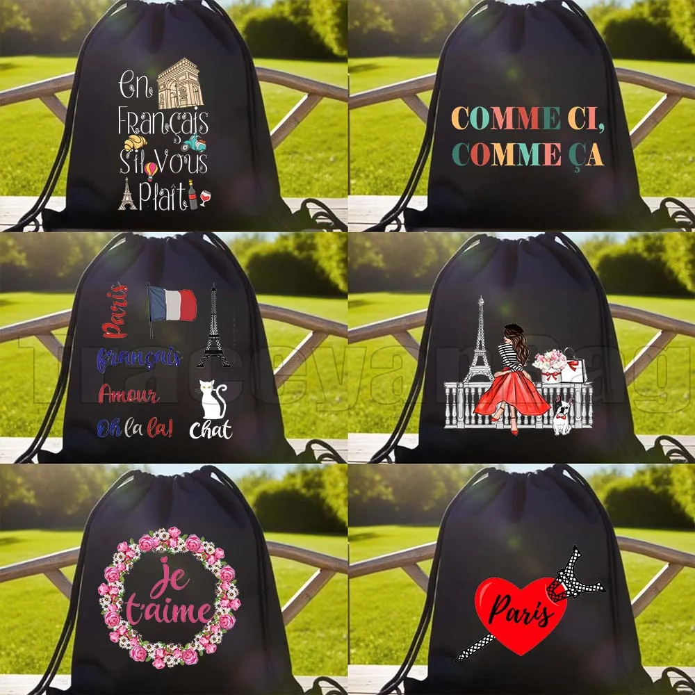 Funny French Words Quote C'est la vie Collection Paris Eiffel Tower France Parisian Gift Drawstring Soccer Backpack Sackpack Bag
Funny French Words Quote C'est la vie Collection Paris Eiffel Tower France Parisian Gift Drawstring Soccer Backpack Sackpack Bag